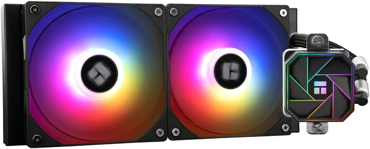 خنک کننده پردازنده مایع Thermalright Aqua Elite 240 V3 Aio، رادیاتور خنک کننده مایع 240، فن های خنک کننده ARGB PWM، برای Intel LGA1150/1151/1155/1156/1200/2011/1700، AMD:AM4/AM5، خنک کننده کامپیوتر Aio