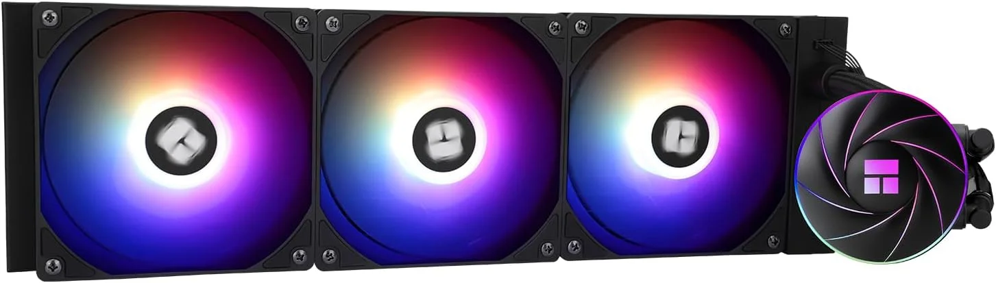 خنک کننده مایع پردازنده Thermalright Aqua Elite 360 ARGB، سایز رادیاتور خنک کننده 360 AIO، 3 عدد فن 120 میلی متری PWM، خنک کننده پردازنده کامپیوتر، برای AMD:AM4/AM5، Intel LGA1851/1150/1151/1200/2011/1700