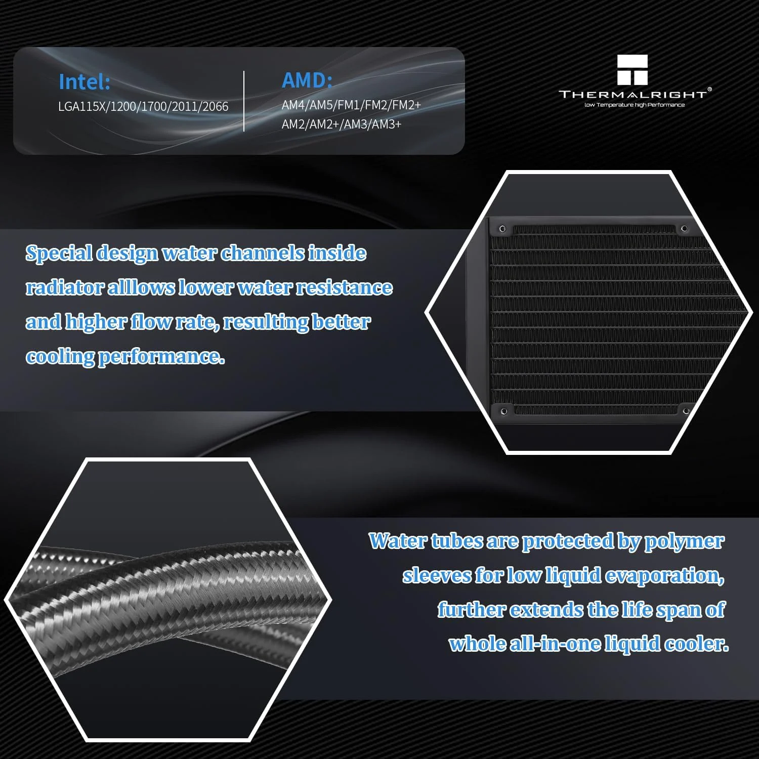 خنک کننده مایع پردازنده Thermalright Aqua Elite 360 ARGB V4، خنک کننده مایع پردازنده 360، سرعت پمپ تا 6400 دور در دقیقه، برای AM4/AM5، Intel LGA1851/1150/1151/1200/2011/1700، رادیاتور با کارایی بالا خنک کننده مایع پردازنده Thermalright Aqua Elite 360 ARGB V4، خنک کننده مایع پردازنده 360، سرعت پمپ تا 6400 دور در دقیقه، برای AM4/AM5، Intel LGA1851/1150/1151/1200/2011/1700، رادیاتور با کارایی بالا