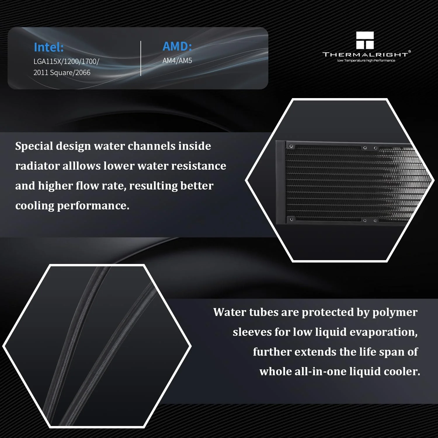 خنک کننده آبی پردازنده THERMALRIGHT Aqua Elite 360 ARGB V2، خنک کننده آبی 360 Aio، 3 عدد فن 120 میلی متری PWM، بلبرینگ S-FDB، جلوه روزنه ARGB، برای AMD/AM4/AM5، Intel LGA1150/1151/1200/2011/1700/2011