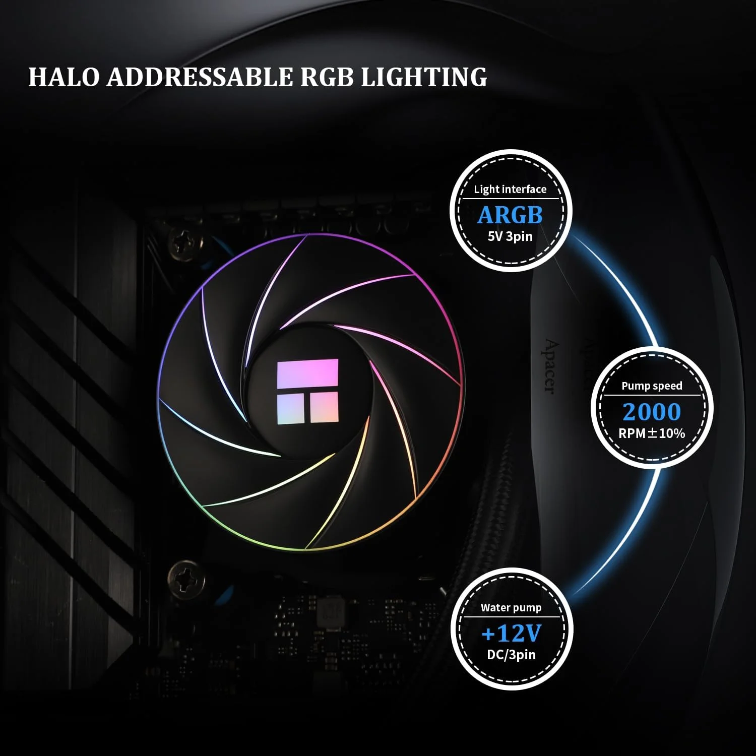 خنک کننده آبی پردازنده THERMALRIGHT Aqua Elite 360 ARGB V2، خنک کننده آبی 360 Aio، 3 عدد فن 120 میلی متری PWM، بلبرینگ S-FDB، جلوه روزنه ARGB، برای AMD/AM4/AM5، Intel LGA1150/1151/1200/2011/1700/2011