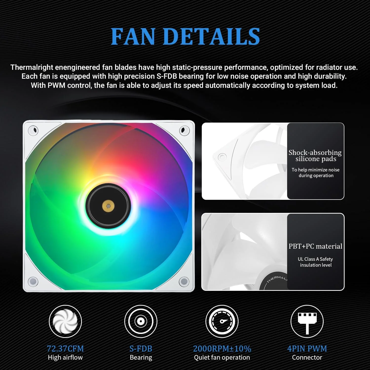 خنک کننده آبی پردازنده Thermalright Frozen Notte 240 WHITE ARGB، مشخصات خنک کننده پردازنده 240 سفید، فن های PWM دوتایی، بلبرینگ های S-FDB V2، مناسب برای AMD/AM4 AM5، Intel LGA 1700/1150/1151/1200/2011 خنک کننده آبی پردازنده Thermalright Frozen Notte 240 WHITE ARGB، مشخصات خنک کننده پردازنده 240 سفید، فن های PWM دوتایی، بلبرینگ های S-FDB V2، مناسب برای AMD/AM4 AM5، Intel LGA 1700/1150/1151/1200/2011