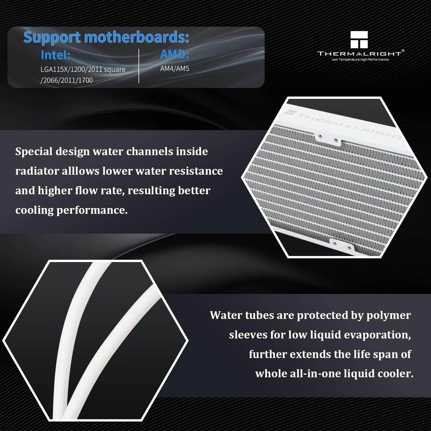 خنک کننده مایع پردازنده Thermalright Frozen Prism360 White ARGB، پمپ کنترل شده PWM کارآمد 3300 دور در دقیقه، 3 عدد فن PWM سری TL-E12، قطعات خنک کننده آبی کامپیوتر، برای AMD AM4/AM5، Intel 1150/1156/1200/1700/2011 خنک کننده مایع پردازنده Thermalright Frozen Prism360 White ARGB، پمپ کنترل شده PWM کارآمد 3300 دور در دقیقه، 3 عدد فن PWM سری TL-E12، قطعات خنک کننده آبی کامپیوتر، برای AMD AM4/AM5، Intel 1150/1156/1200/1700/2011