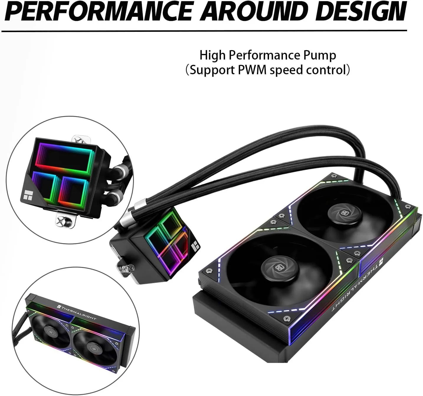 Frozen Infinity 240 Black CPU Aio Cooler,TL-M12*2 PWM Fans,Computer CPU Water Cooler,ARGB Infinity Mirror,240 CPU Liquid Cooling:LGA1851/1700/1150/1151/1200/2011,PC Water Cooling Frozen Infinity 240 Black CPU Aio Cooler,TL-M12*2 PWM Fans,Computer CPU Water Cooler,ARGB Infinity Mirror,240 CPU Liquid Cooling:LGA1851/1700/1150/1151/1200/2011,PC Water Cooling