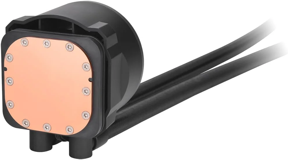 خنک کننده مایع پردازنده Thermaltake TH240 ARGB Sync V2، خنک کننده مایع AIO، فن 120mm*2، PWM 500~2000 RPM، واتر بلاک آینه ای، کنترل همگام سازی ARGB مادربرد - مشکی