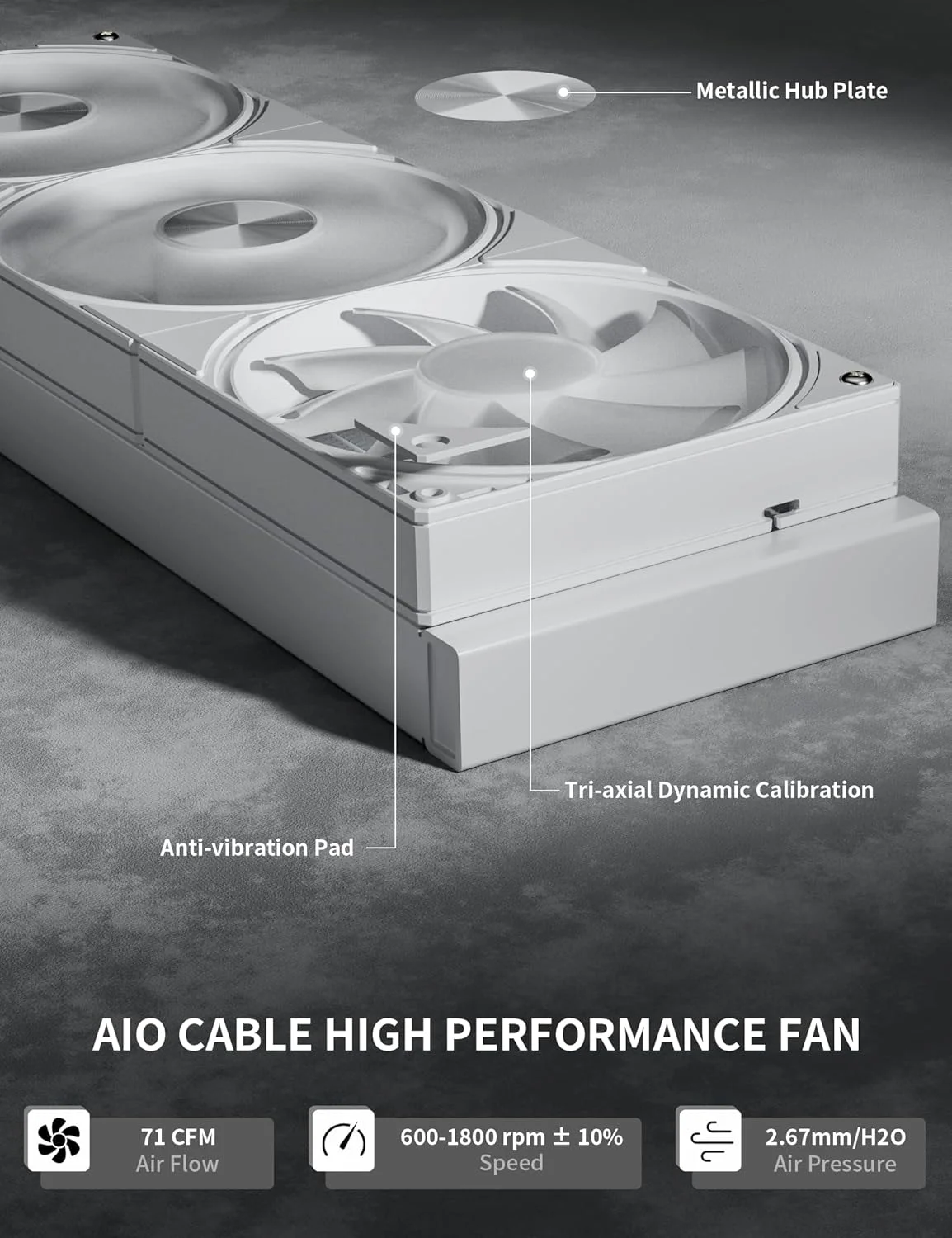 خنک کننده مایع پردازنده upHere E360TC ARGB، خنک کننده AIO 360 میلی متری، سیستم خنک کننده آبی All-in-One، فن U3TC PWM، پوشش پمپ مغناطیسی، TDP 300W، Intel LGA 1851/1700/2011 و AMD AM4/AM5 - سفید