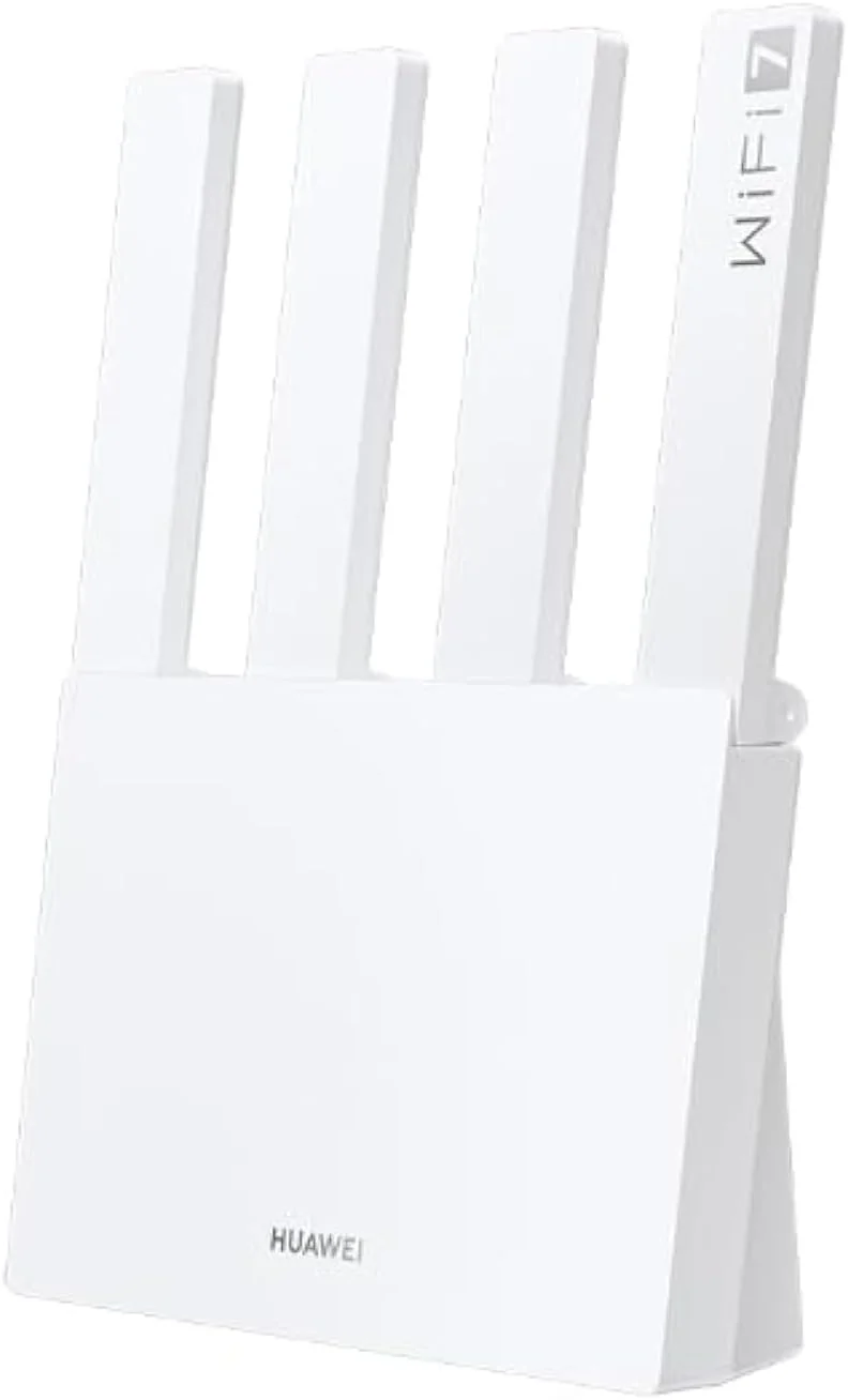 روتر وای فای HUAWEI BE3، وای فای 7، 3.6 گیگابیت بر ثانیه، دو بانده، تشخیص بصری وای فای، کنترل والدین، سفید