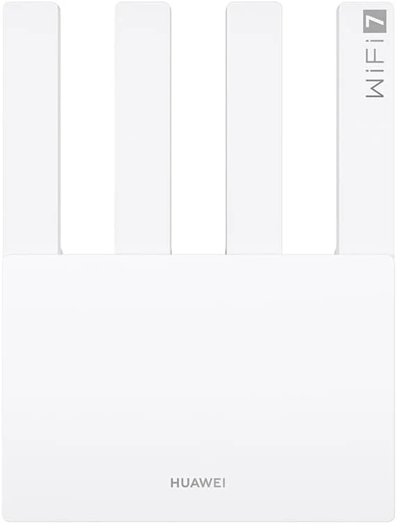 روتر وای فای HUAWEI BE3، وای فای 7، 3.6 گیگابیت بر ثانیه، دو بانده، تشخیص بصری وای فای، کنترل والدین، سفید