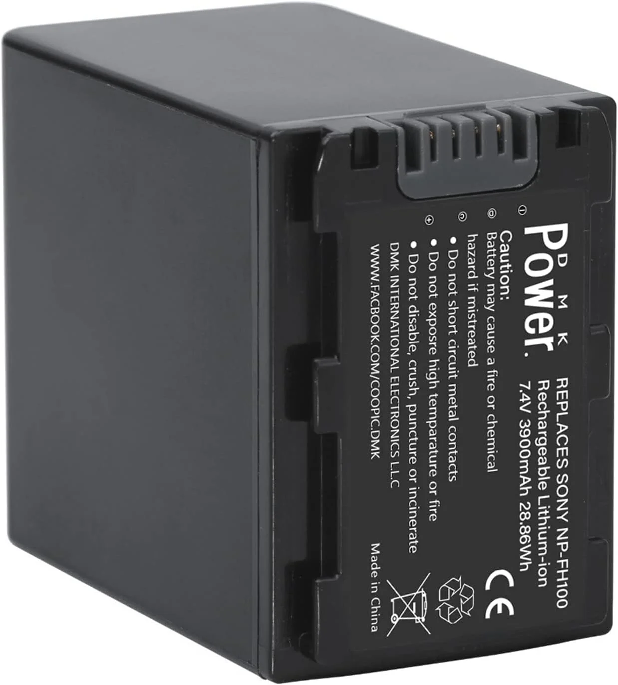 باطری لیتیوم-یونی قابل شارژ DMK Power NP-FH100 با ظرفیت 3300mAh و شارژر مسافرتی باطری TC1000 سازگار با دوربین های فیلمبرداری سونی باطری لیتیوم-یونی قابل شارژ DMK Power NP-FH100 با ظرفیت 3300mAh و شارژر مسافرتی باطری TC1000 سازگار با دوربین های فیلمبرداری سونی