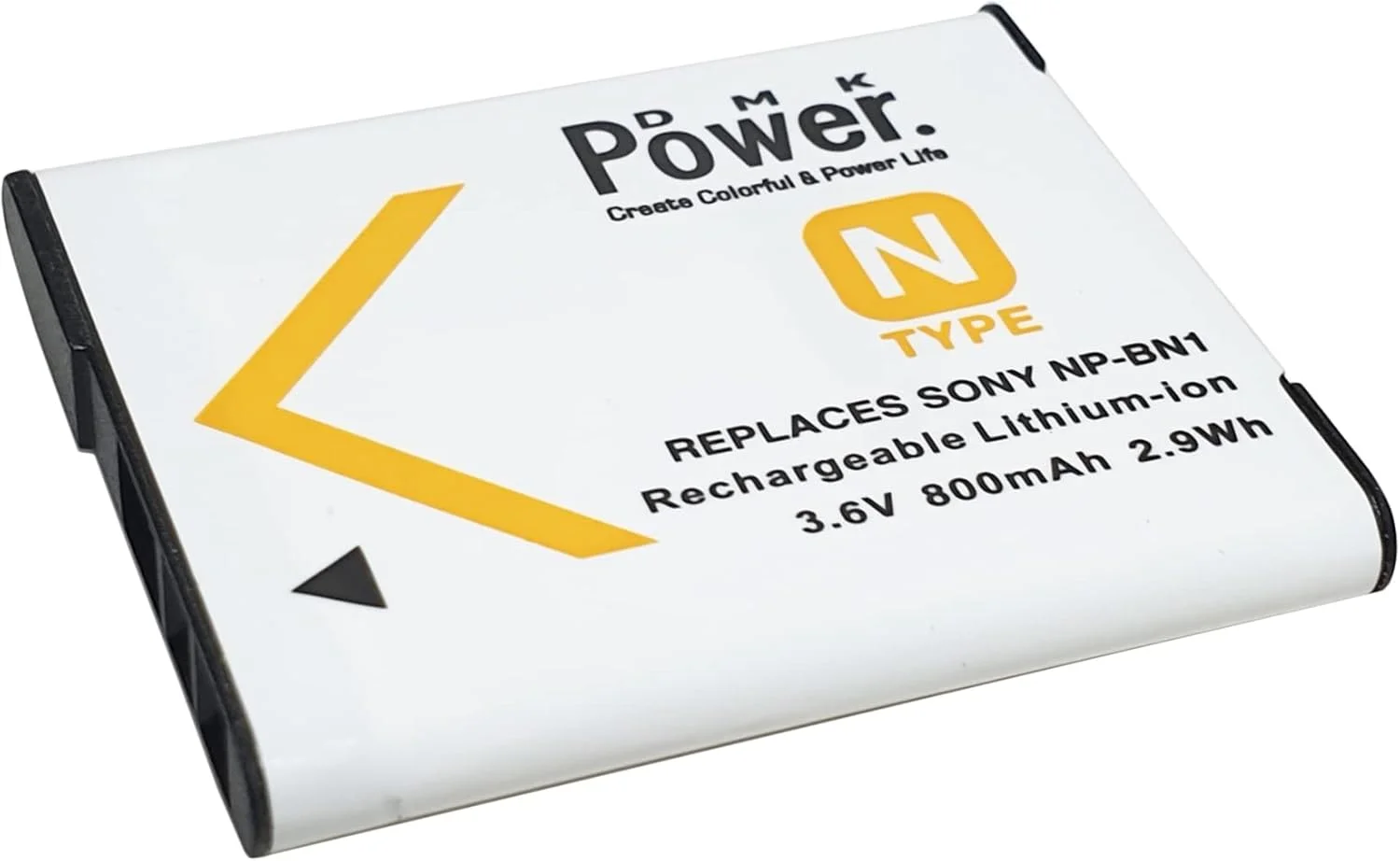 باتری DMK Power NP-BN1 (800mAh) سازگار با Sony DSC-QX10, DSC-QX30, DSC-QX100, DSC-TX100V, DSC-TX200V, DSC-W800, DSC-W810, DSC-W830, DSC-WX150, DSC-WX220 و غیره