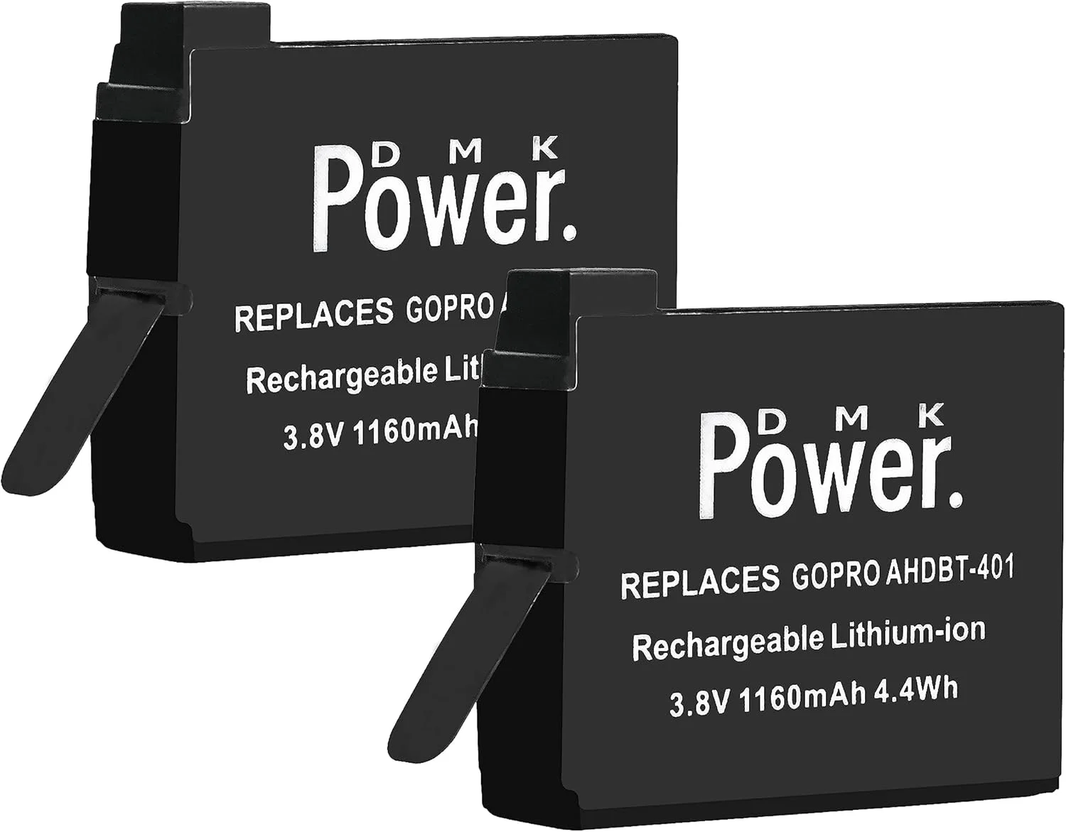 باتری DMK Power 2X سازگار با دوربین های فیلمبرداری GOPRO Hero4 - AHDBT-401