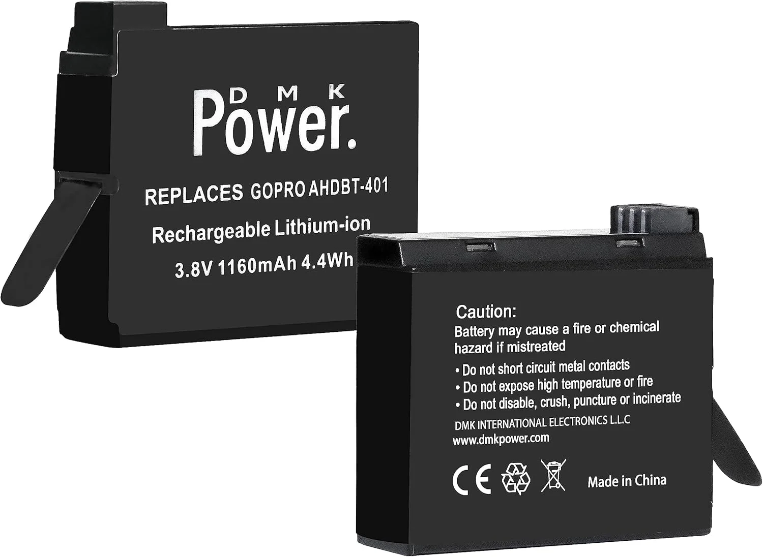 بسته 4 عددی باتری DMK Power 4X سازگار با دوربین های فیلمبرداری GOPRO Hero4 - AHDBT-401 بسته 4 عددی باتری DMK Power 4X سازگار با دوربین های فیلمبرداری GOPRO Hero4 - AHDBT-401