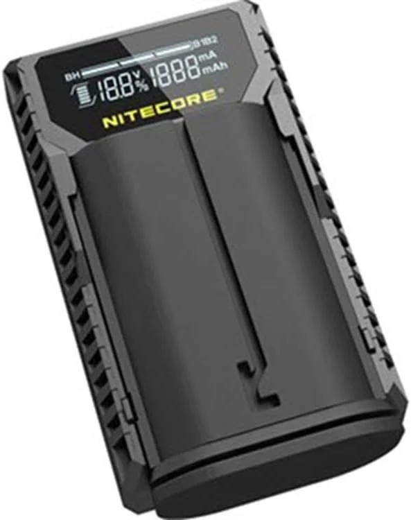 شارژر باتری USB تک اسلات Nitecore ULSL BP-SCL4 Leica با LCD - مشکی شارژر باتری USB تک اسلات Nitecore ULSL BP-SCL4 Leica با LCD - مشکی