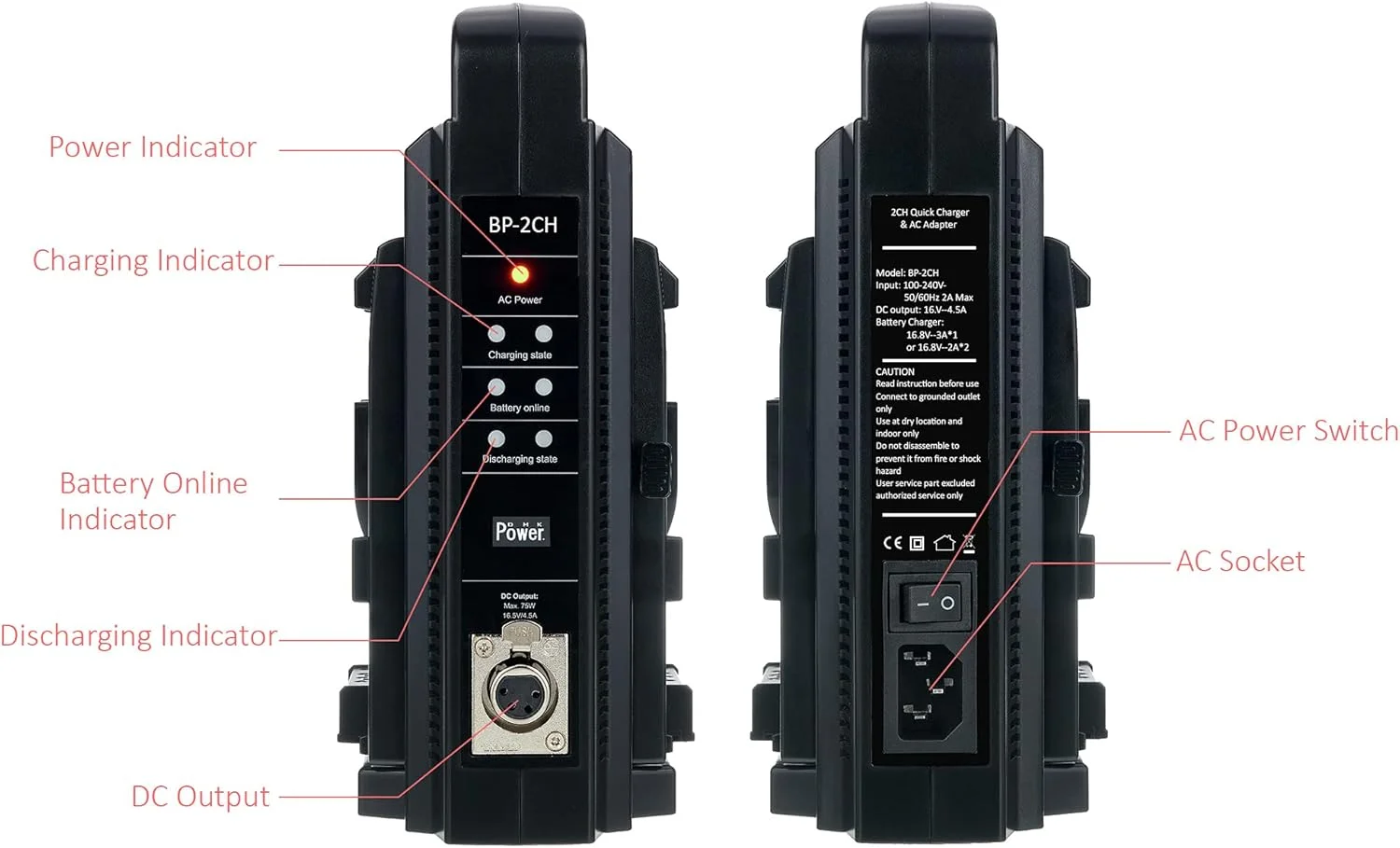 شارژر سریع دوگانه باتری DMK Power BP-2CH و 2 عدد باتری لیتیوم یونی 14.8 ولت 7800 میلی آمپر ساعت 115 وات BP-D115S با پایه V مناسب برای دوربین های فیلمبرداری Sony HDCAM، XDCAM، سینمای دیجیتال و سایر دوربین های فیلمبرداری شارژر سریع دوگانه باتری DMK Power BP-2CH و 2 عدد باتری لیتیوم یونی 14.8 ولت 7800 میلی آمپر ساعت 115 وات BP-D115S با پایه V مناسب برای دوربین های فیلمبرداری Sony HDCAM، XDCAM، سینمای دیجیتال و سایر دوربین های فیلمبرداری