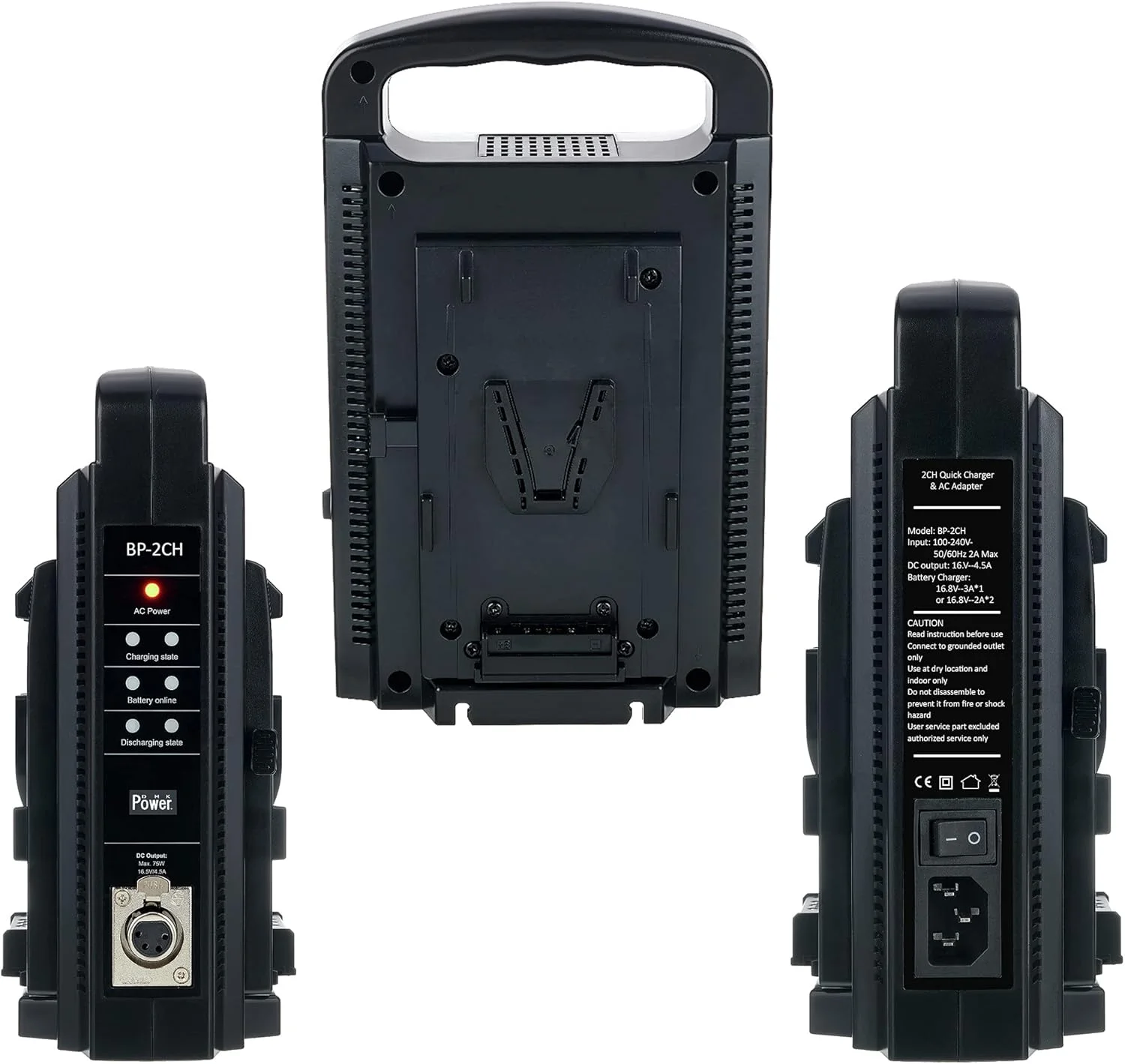 شارژر سریع دوگانه باتری DMK Power BP-2CH و 2 عدد باتری لیتیوم یونی 14.8 ولت 7800 میلی آمپر ساعت 115 وات BP-D115S با پایه V مناسب برای دوربین های فیلمبرداری Sony HDCAM، XDCAM، سینمای دیجیتال و سایر دوربین های فیلمبرداری شارژر سریع دوگانه باتری DMK Power BP-2CH و 2 عدد باتری لیتیوم یونی 14.8 ولت 7800 میلی آمپر ساعت 115 وات BP-D115S با پایه V مناسب برای دوربین های فیلمبرداری Sony HDCAM، XDCAM، سینمای دیجیتال و سایر دوربین های فیلمبرداری