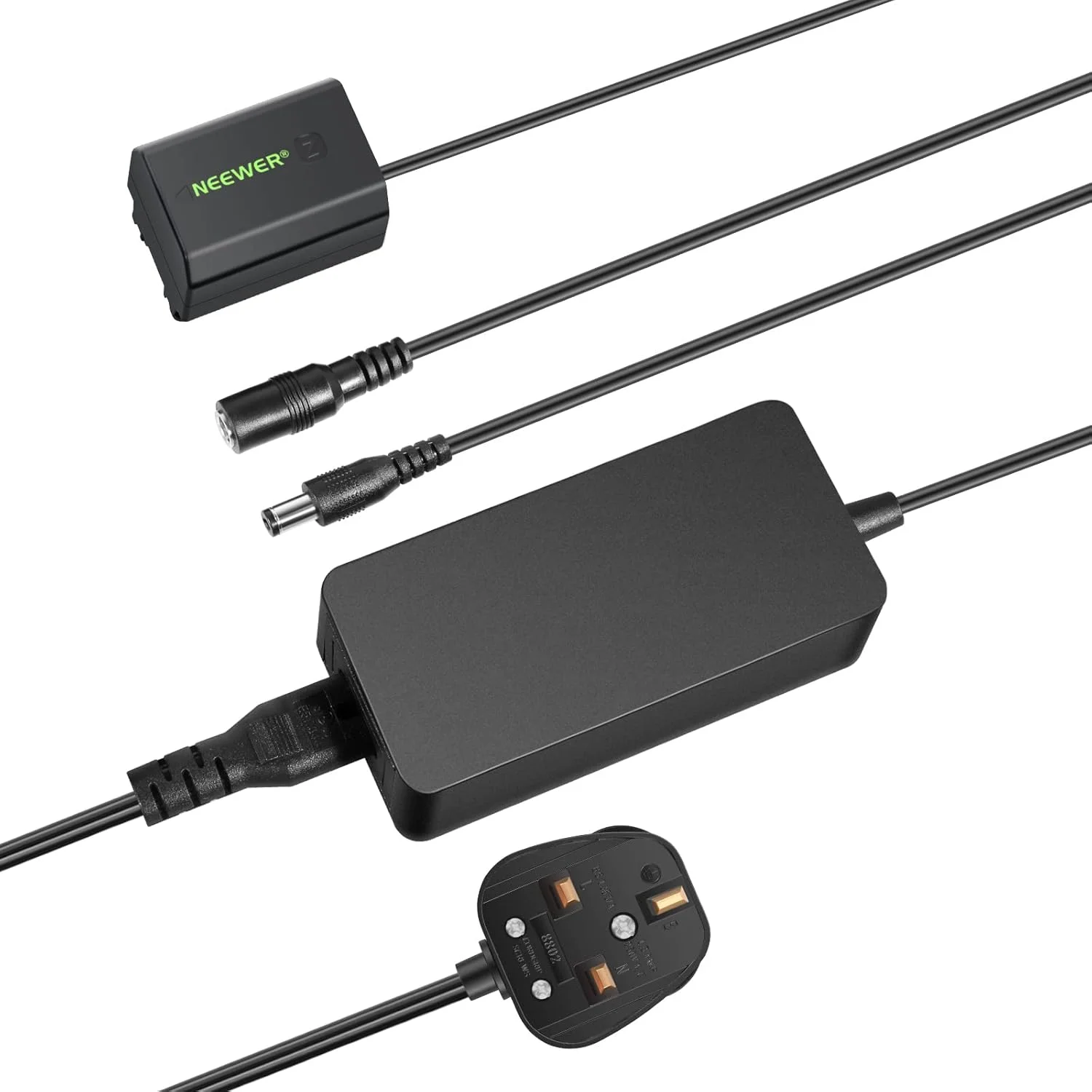 آداپتور منبع تغذیه AC و کیت شارژر باتری ماکت DC سازگار با Sony A9II, A6600, A9, A7R IV, A7S III, A7RIII, A7 III