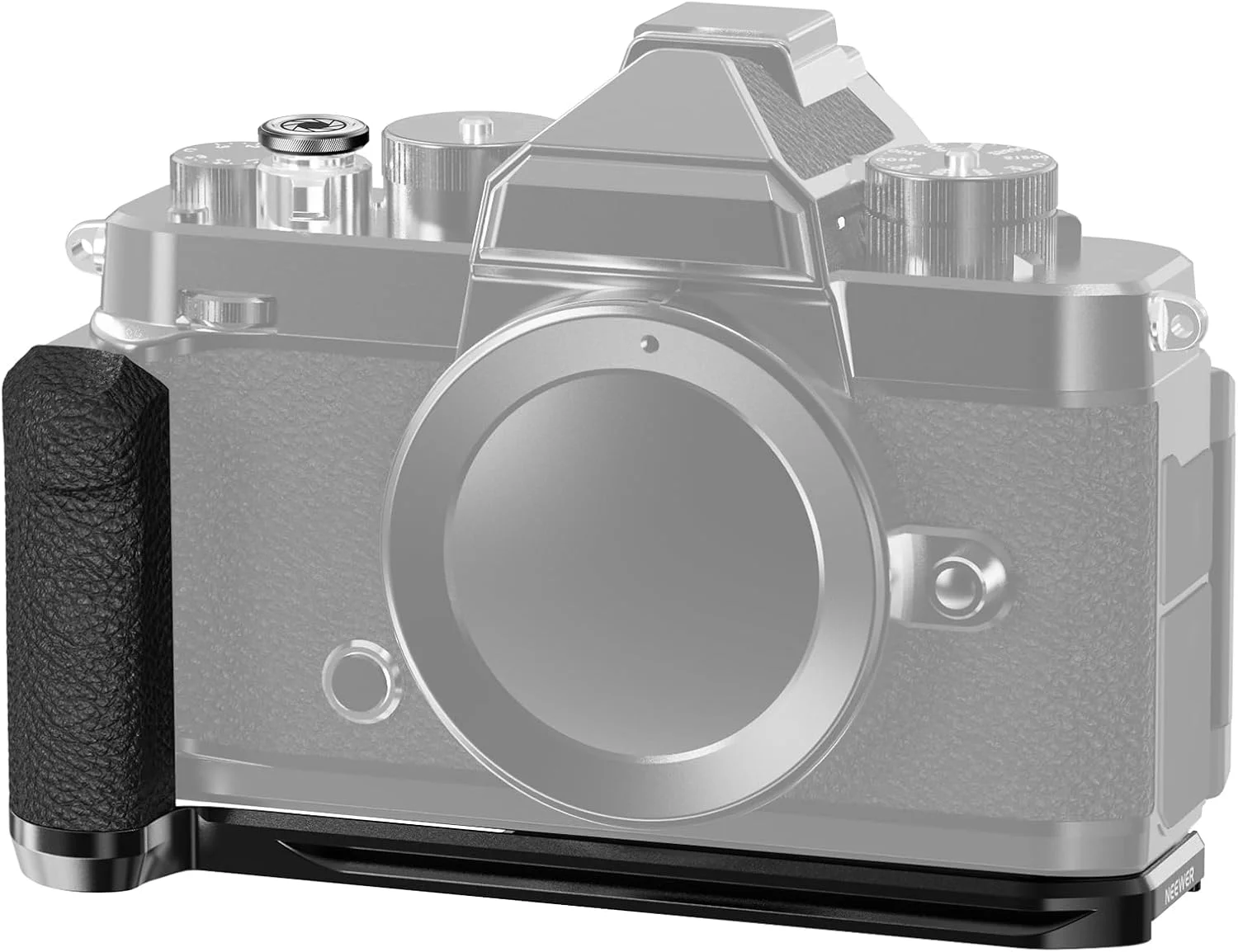 گریپ L شکل نیور سازگار با نیکون Zf، صفحه پایه L شکل یکپارچهسازی با سیستمعامل با دسته، تکیه گاه انگشت شست و دکمه ماشه آلومینیومی، سازگار با سر سه پایه نوع Arca، CA134