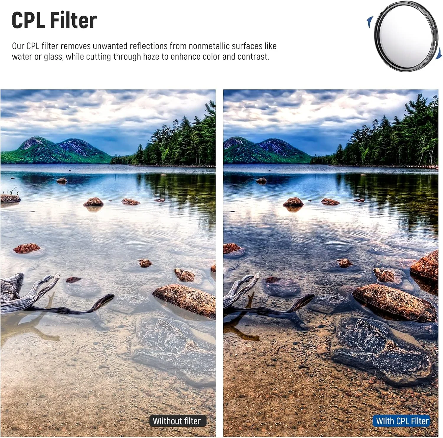 مجموعه فیلتر و لوازم جانبی لنز NEEWER 67mm شامل فیلترهای ND2 ND4 ND8، فیلترهای کلوزآپ (+1/+2/+4/+10)، هود لنز گل لاله ای، هود لنز لاستیکی تاشو، درب لنز، کیف فیلتر