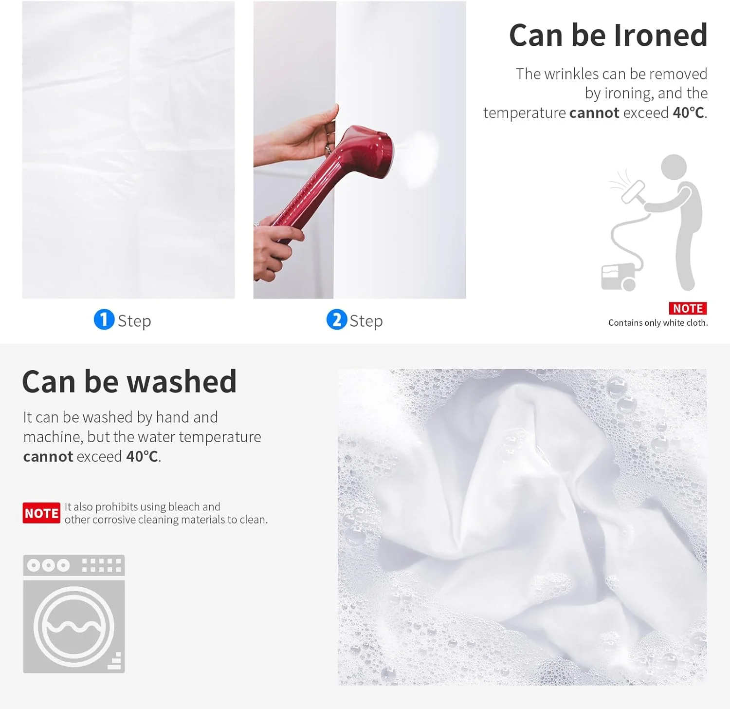 پس زمینه تاشو پلی استر خالص استودیوی عکس نیور 1.6x2.6 متری برای عکاسی، فیلمبرداری و تلویزیون (فقط پس زمینه) - سفید پس زمینه تاشو پلی استر خالص استودیوی عکس نیور 1.6x2.6 متری برای عکاسی، فیلمبرداری و تلویزیون (فقط پس زمینه) - سفید