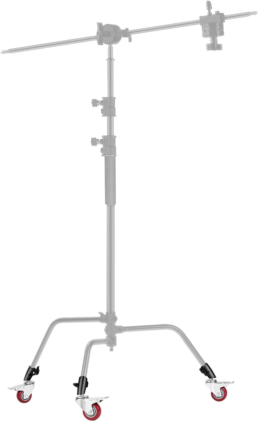 چرخهای گردان 3 عددی نیور با قطر 75 میلیمتر، ساختار فلزی و پایه لاستیکی، سازگار فقط با پایه C نیور برای فیلمبرداری استودیویی (مشکی) چرخهای گردان 3 عددی نیور با قطر 75 میلیمتر، ساختار فلزی و پایه لاستیکی، سازگار فقط با پایه C نیور برای فیلمبرداری استودیویی (مشکی)