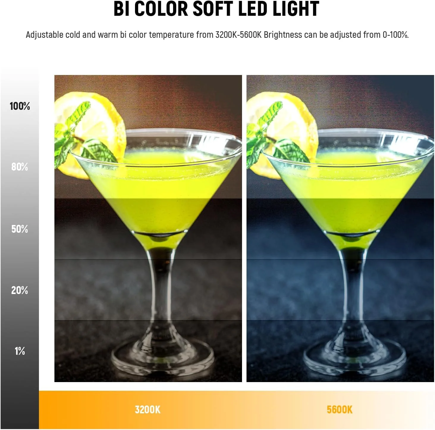 پنل نور LED دوربین فیلمبرداری 9 اینچی NEEWER، نور کلیدی نرم و قابل تنظیم DSLR با USB C 4000mAh 3200K-5600K CRI95+ برای ضبط استودیویی عکاسی، پایه سه پایه رومیزی کوچک، پارچه تمیز کننده، NL-116AI