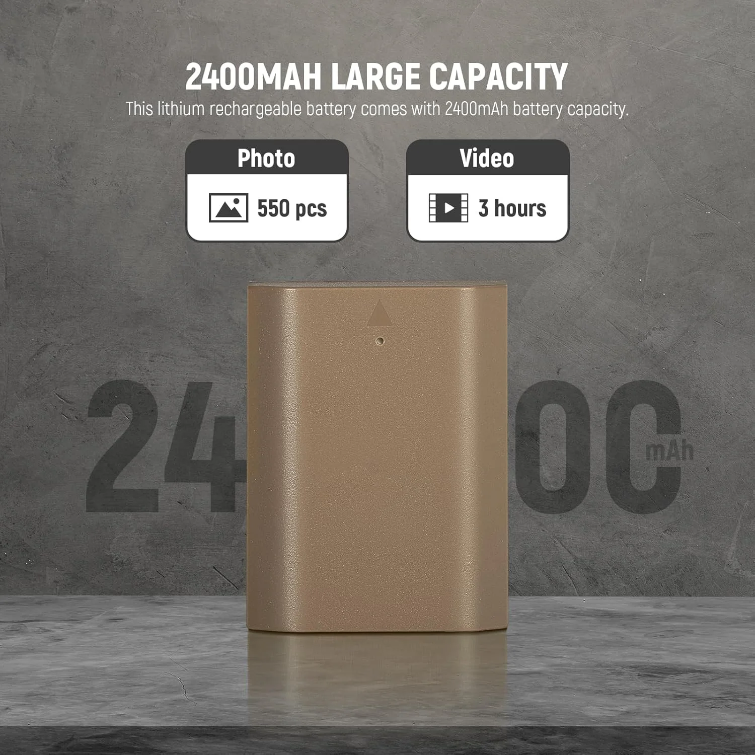 باتری جایگزین 2400mAh NP-FZ100 نیوئر، شارژ سریع 2.5 ساعته Type C، باتری قابل شارژ دوربین برای Sony FX3 FX30 ZV-E1 A1 A6600 A6700 A7III A7IV A7C A7CII A7CR A7RIII A7RIV A7RV A7SIII A9 A9II