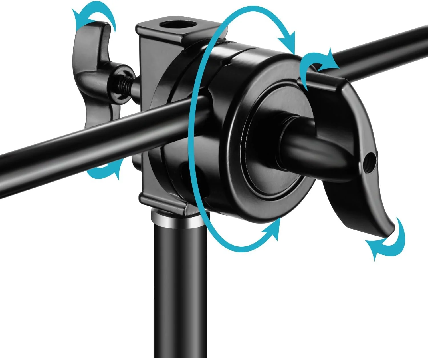 سر توپی گردان چند منظوره نیور با بارگیری بالا 6.3 سانتیمتری برای پایه نور، تجهیزات عکاسی بازوی زرافه با لوله 1/2، 1/4، 3/8، 5/8 اینچی (مشکی) سر توپی گردان چند منظوره نیور با بارگیری بالا 6.3 سانتیمتری برای پایه نور، تجهیزات عکاسی بازوی زرافه با لوله 1/2، 1/4، 3/8، 5/8 اینچی (مشکی)