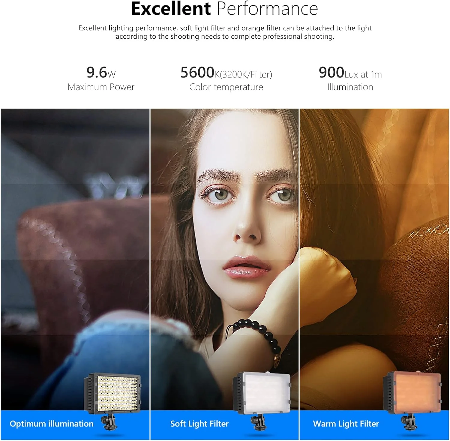 نور ویدئویی LED مدل NEEWER® CN-160 با قابلیت تنظیم نور، پنل فوق العاده قدرتمند برای دوربین های دیجیتال/فیلمبرداری، سازگار با دوربین های DSLR کانن، نیکون، پنتاکس، پاناسونیک، سونی، سامسونگ و المپوس نور ویدئویی LED مدل NEEWER® CN-160 با قابلیت تنظیم نور، پنل فوق العاده قدرتمند برای دوربین های دیجیتال/فیلمبرداری، سازگار با دوربین های DSLR کانن، نیکون، پنتاکس، پاناسونیک، سونی، سامسونگ و المپوس