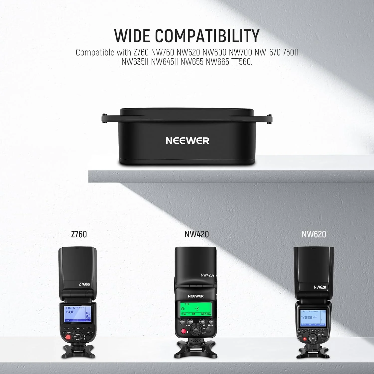 حلقه آداپتور سر فلاش مربعی سیلیکونی NEEWER SFR2 برای فلاشهای مربعی Z760 NW760 NW700 NW620 NW635II TT560 و کیت لوازم جانبی فلاش گرد مغناطیسی CRM2 و دیفیوزر گنبدی M12 حلقه آداپتور سر فلاش مربعی سیلیکونی NEEWER SFR2 برای فلاشهای مربعی Z760 NW760 NW700 NW620 NW635II TT560 و کیت لوازم جانبی فلاش گرد مغناطیسی CRM2 و دیفیوزر گنبدی M12