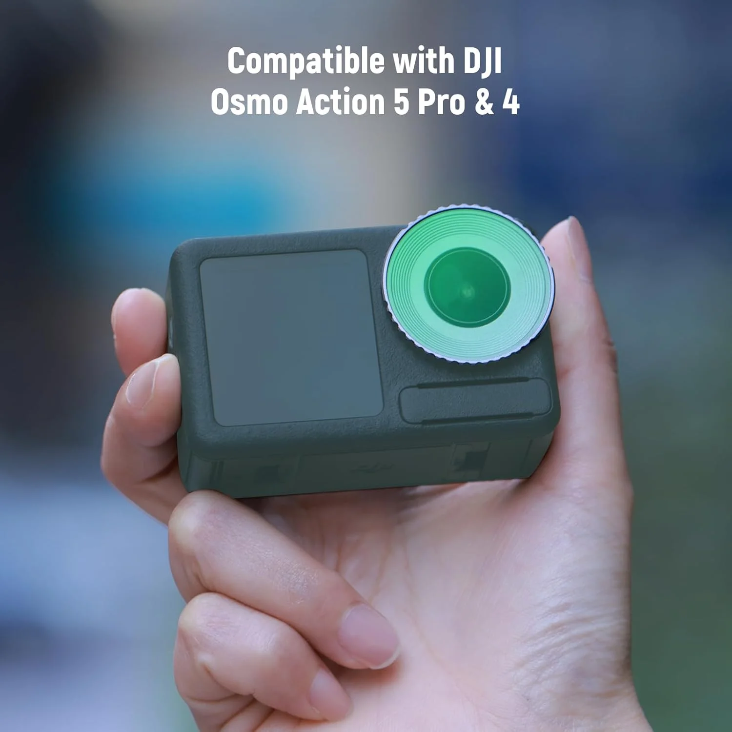 فیلتر دیفیوژن مه سیاه NEEWER 1/4 سازگار با DJI Osmo Action 5 Pro & 4، فیلتر اثر سینمایی رویایی نرم با شیشه نوری HD چند لایه، مدل FL-N50