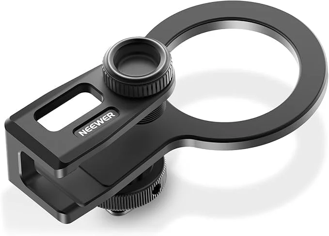 نگهدارنده SSD نیور با کفشک سرد جداشدنی برای SSD با ضخامت 8 تا 16 میلی‌متر، سازگار با MagSafe آیفون 16 و 15، سامسونگ T9 T7 T5، SanDisk و Lexar، سازگار با قفس SmallRig، مدل PA085