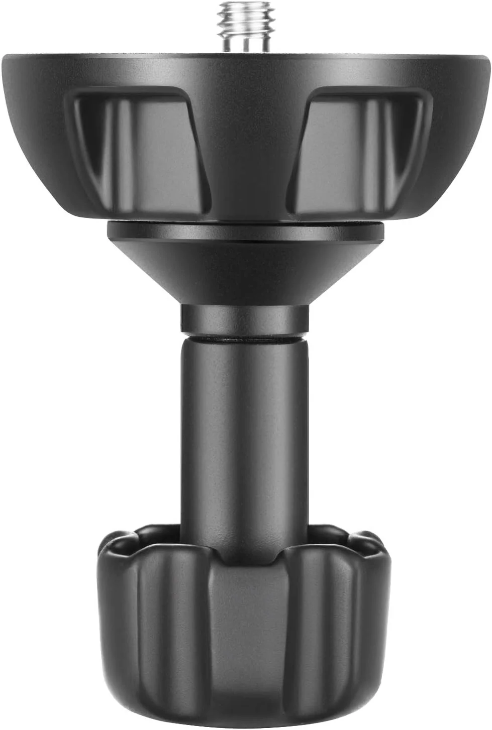 تبدیل کاسه ای 75 میلی متری Neewer، آداپتور فلزی نیم کره ای تخت به کاسه ای با پیچ های 3/8 اینچی برای نصب روی سه پایه و هد سیال برای Neewer TA60/2500/3500, 501/502/504