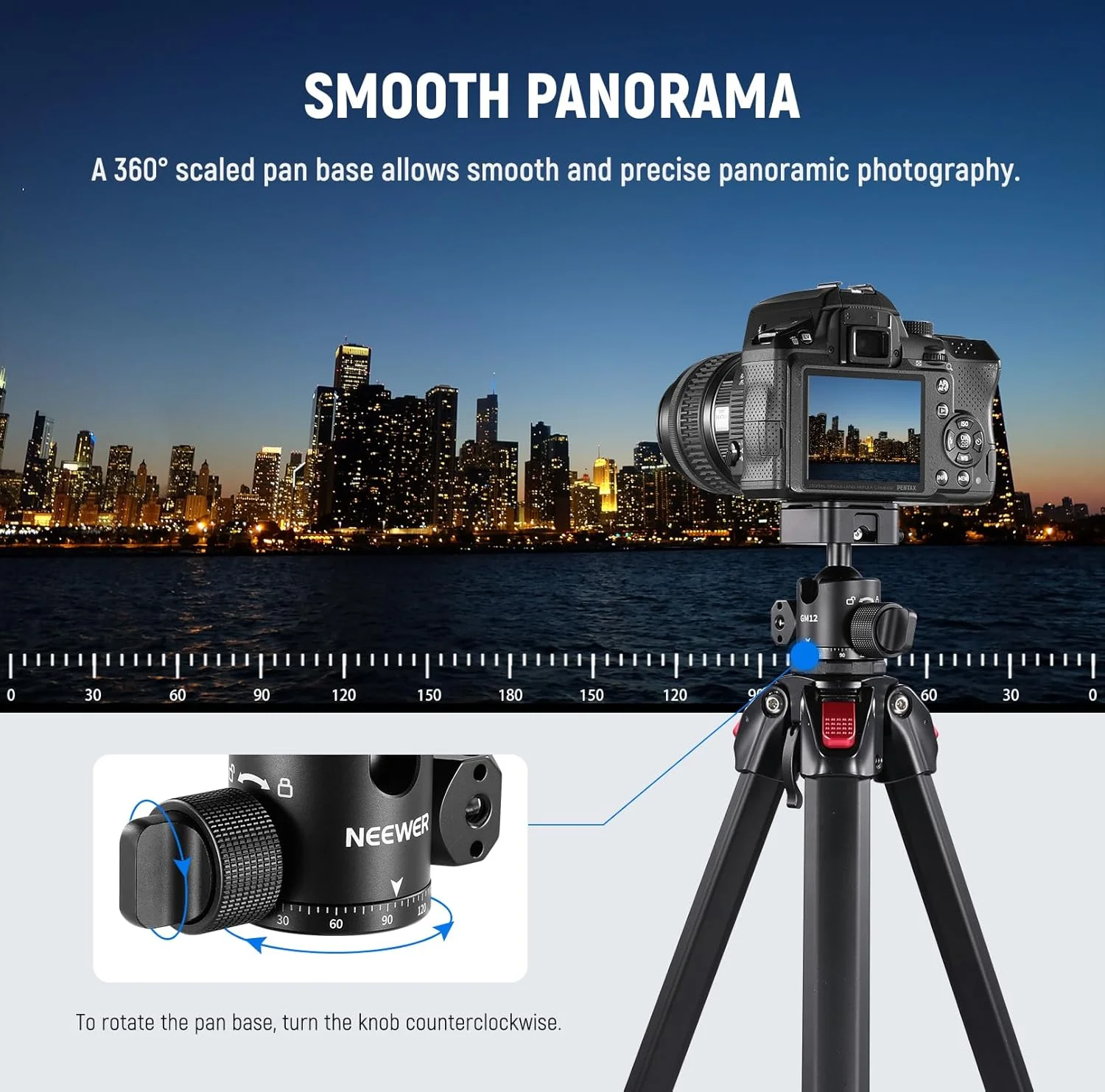 هد توپی NEEWER با صفحه رهاسازی سریع Arca چهار طرفه، چرخش 360 درجه، شیب 180 درجه، چهار سوراخ ARRI 1/4 اینچی، دکمه قفل ارتقا یافته 2 در 1 برای دوربین فیلمبرداری، حداکثر بار 6 کیلوگرم، GM12 هد توپی NEEWER با صفحه رهاسازی سریع Arca چهار طرفه، چرخش 360 درجه، شیب 180 درجه، چهار سوراخ ARRI 1/4 اینچی، دکمه قفل ارتقا یافته 2 در 1 برای دوربین فیلمبرداری، حداکثر بار 6 کیلوگرم، GM12