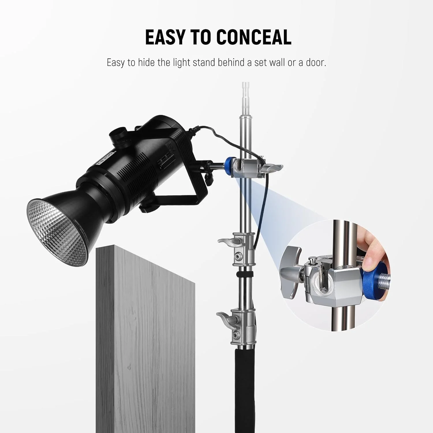 گیره سه طرفه NEEWER با پین بچه 5/8 اینچی 105 میلیمتری برای لوله 25-35 میلیمتری، بازوی بوم پایه C، بازوی گیره پایه نور عکاسی، فولاد ضد زنگ برای فلاش نور ویدئویی LED، حداکثر بار 10 کیلوگرم، UA045 گیره سه طرفه NEEWER با پین بچه 5/8 اینچی 105 میلیمتری برای لوله 25-35 میلیمتری، بازوی بوم پایه C، بازوی گیره پایه نور عکاسی، فولاد ضد زنگ برای فلاش نور ویدئویی LED، حداکثر بار 10 کیلوگرم، UA045