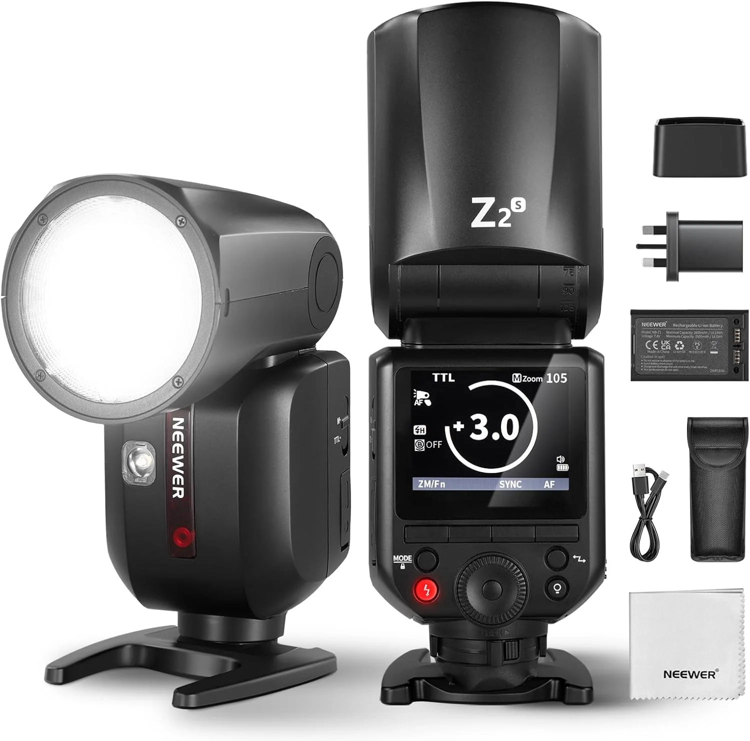 فلاش اکسترنال نیور مدل Z2-S توان 76 وات‌ثانیه