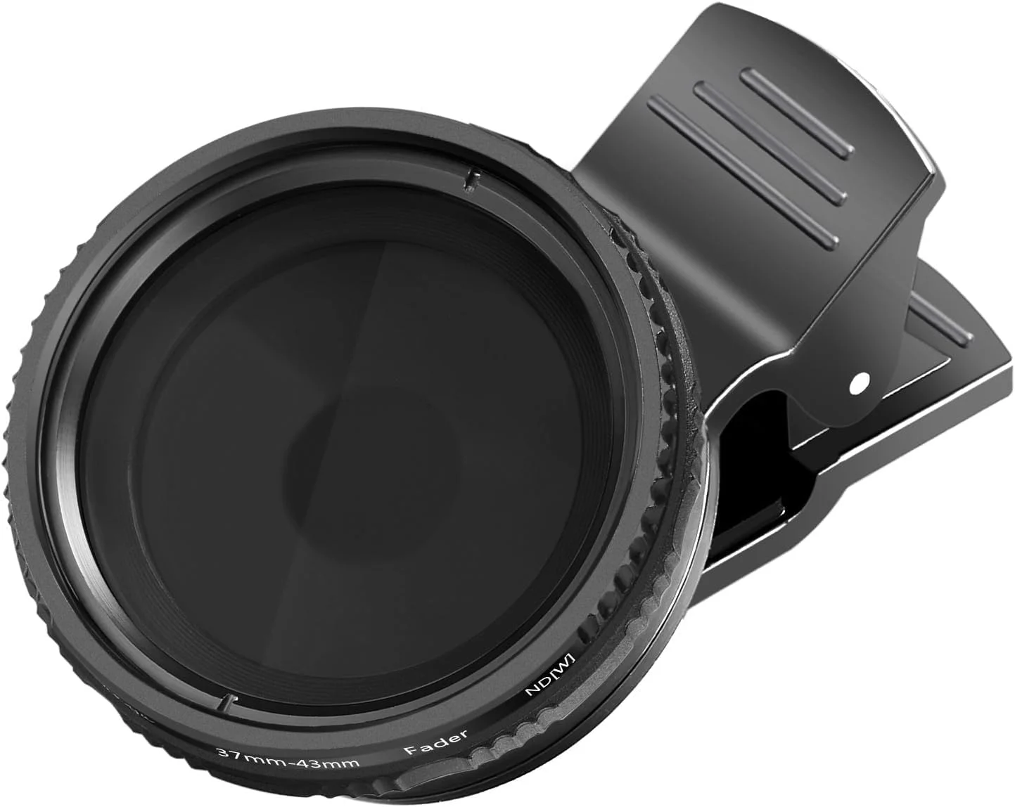 کیت فیلتر لنز موبایل گیره ای 37 میلی متری ND2-ND400 نیور: فیلتر کاهنده نور متغیر با گیره موبایل سازگار با آیفون 16 15 14 پرو مکس پلاس 13 سامسونگ S24 S23 اولترا گوشی های هوشمند اندروید آیپد