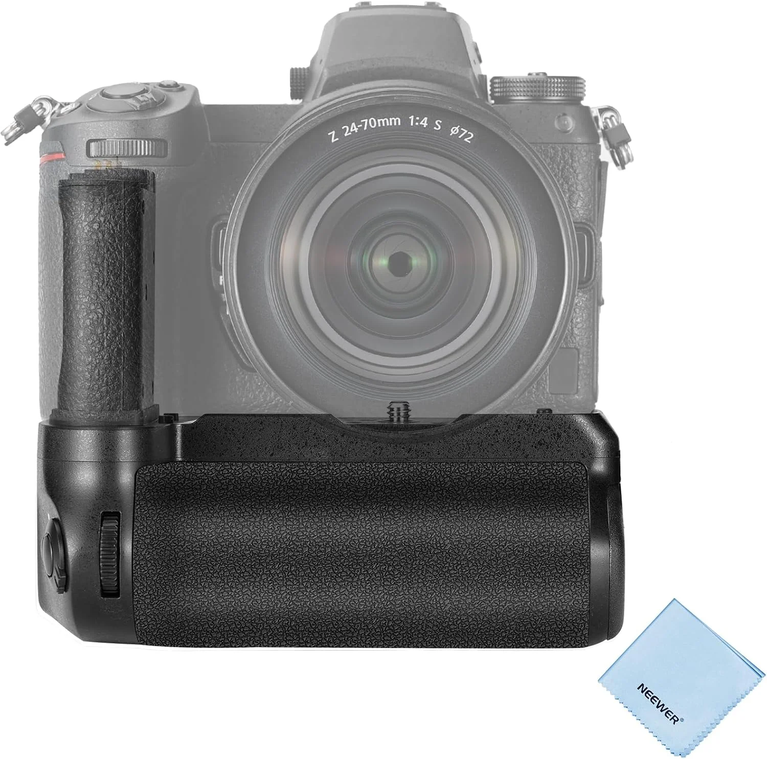 نگهدارنده باتری عمودی جایگزین NEEWER MB-N11 سازگار با دوربین های Nikon Z6 II و Z7 II و باتری EN-EL15c برای عکاسی عمودی با دکمه شاتر، دکمه اصلی، دکمه AF ON و 1/4