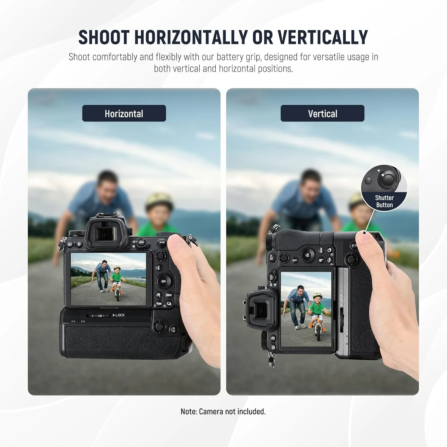 نگهدارنده باتری عمودی جایگزین NEEWER MB-N11 سازگار با دوربین های Nikon Z6 II و Z7 II و باتری EN-EL15c برای عکاسی عمودی با دکمه شاتر، دکمه اصلی، دکمه AF ON و 1/4 نگهدارنده باتری عمودی جایگزین NEEWER MB-N11 سازگار با دوربین های Nikon Z6 II و Z7 II و باتری EN-EL15c برای عکاسی عمودی با دکمه شاتر، دکمه اصلی، دکمه AF ON و 1/4