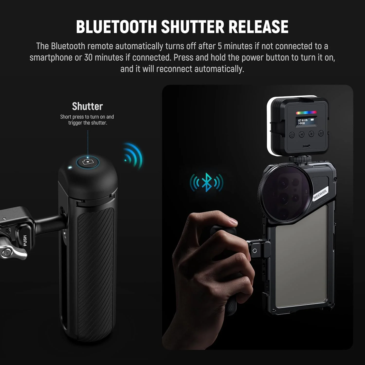 محافظ کفشک سرد NEEWER برای دسته جانبی شاتر بلوتوث PA045E (بسته 2 عددی)، محافظ کفشک سرد ABS + PC با باتری سکه ای جایگزین CR2032 و پیچ گوشتی فیلیپس، RT005E محافظ کفشک سرد NEEWER برای دسته جانبی شاتر بلوتوث PA045E (بسته 2 عددی)، محافظ کفشک سرد ABS + PC با باتری سکه ای جایگزین CR2032 و پیچ گوشتی فیلیپس، RT005E