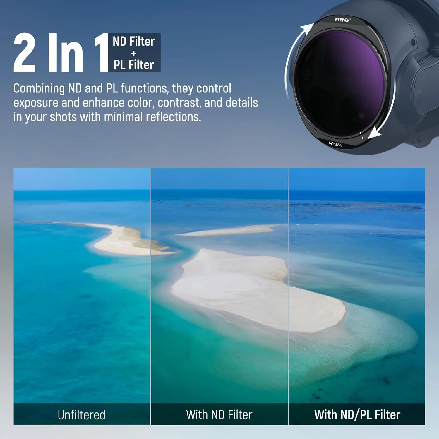 مجموعه فیلتر ND نیور سازگار با DJI Mavic 4 Pro (بسته 4 عددی)، فیلتر لنز پهپاد با شیشه اپتیکال HD چند لایه ND8/PL + ND16/PL + ND32/PL + ND64/PL با جعبه نگهداری مغناطیسی مجموعه فیلتر ND نیور سازگار با DJI Mavic 4 Pro (بسته 4 عددی)، فیلتر لنز پهپاد با شیشه اپتیکال HD چند لایه ND8/PL + ND16/PL + ND32/PL + ND64/PL با جعبه نگهداری مغناطیسی