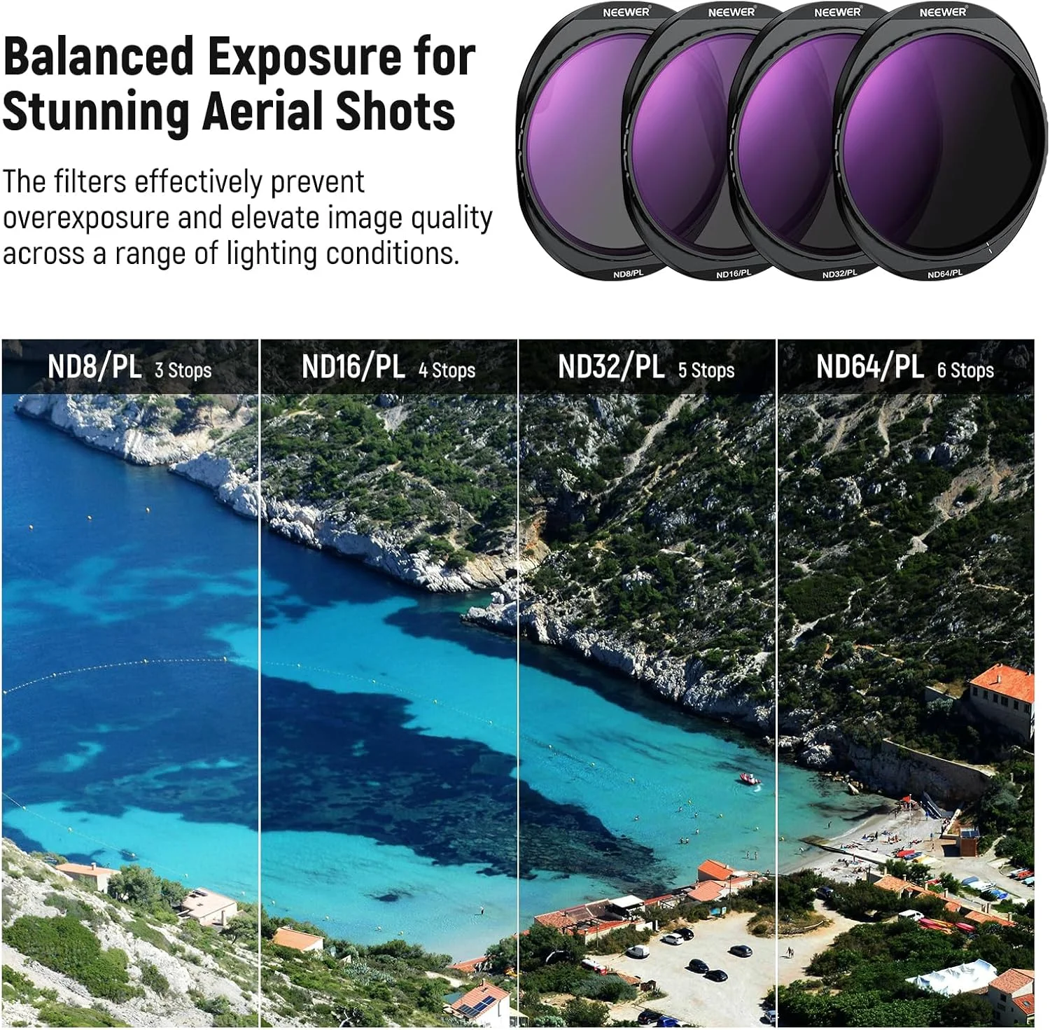 مجموعه فیلتر ND نیور سازگار با DJI Mavic 4 Pro (بسته 4 عددی)، فیلتر لنز پهپاد با شیشه اپتیکال HD چند لایه ND8/PL + ND16/PL + ND32/PL + ND64/PL با جعبه نگهداری مغناطیسی مجموعه فیلتر ND نیور سازگار با DJI Mavic 4 Pro (بسته 4 عددی)، فیلتر لنز پهپاد با شیشه اپتیکال HD چند لایه ND8/PL + ND16/PL + ND32/PL + ND64/PL با جعبه نگهداری مغناطیسی