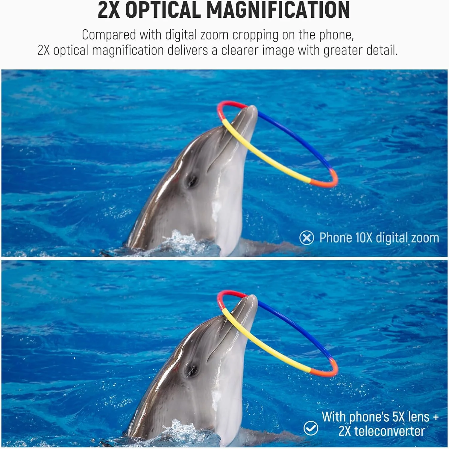 مبدل 2x NEEWER با لنزهای ماکرو 200 میلیمتری و 300 میلیمتری برای لنز تله فوتو دوربین گوشی، 7 المان در 5 گروه، رزوه 17 میلیمتری سازگار با قفس/قاب گوشی آیفون، اندروید، سامسونگ، شیائومی، LS-79 مبدل 2x NEEWER با لنزهای ماکرو 200 میلیمتری و 300 میلیمتری برای لنز تله فوتو دوربین گوشی، 7 المان در 5 گروه، رزوه 17 میلیمتری سازگار با قفس/قاب گوشی آیفون، اندروید، سامسونگ، شیائومی، LS-79