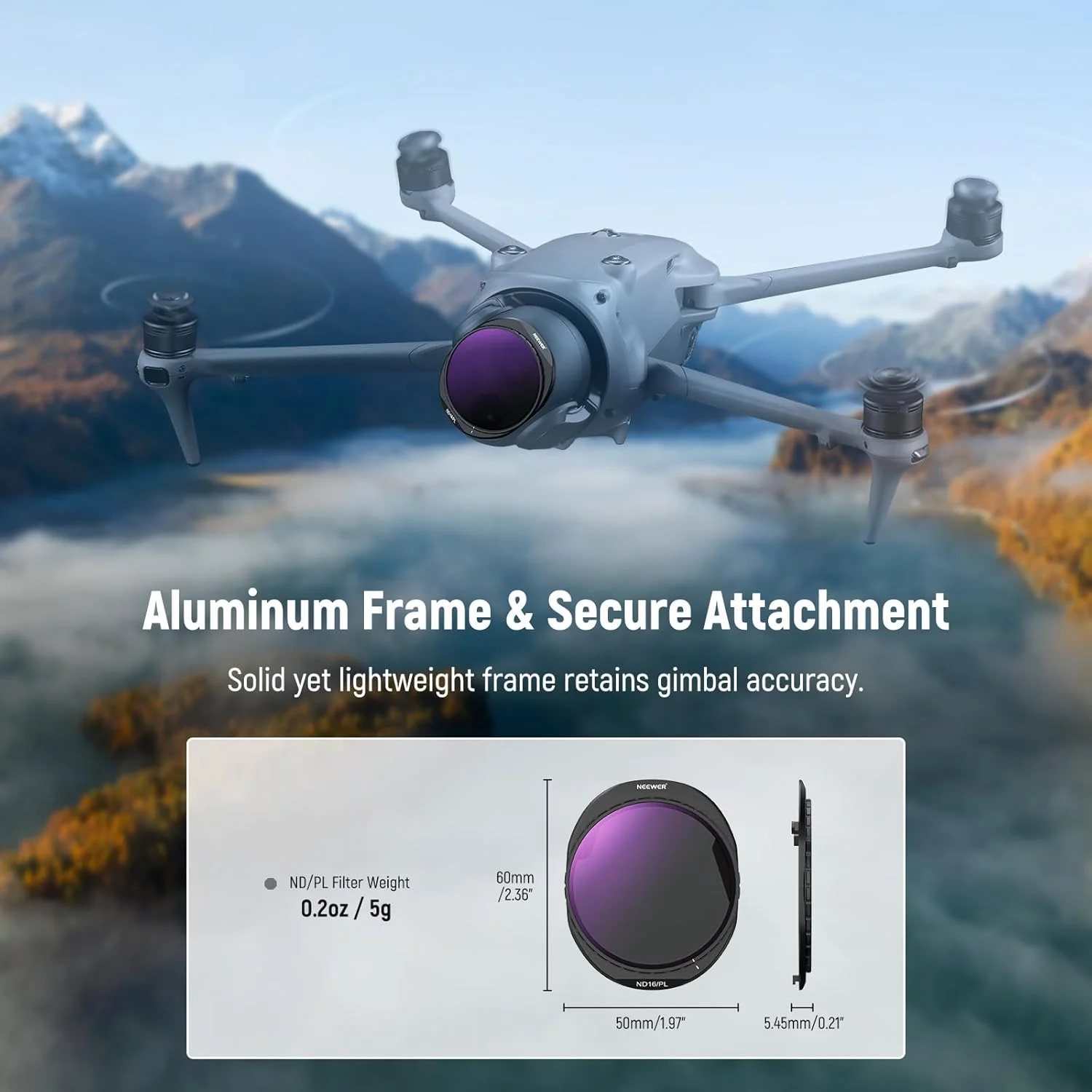 مجموعه فیلتر ND نیور سازگار با DJI Mavic 4 Pro (بسته 4 عددی)، فیلتر لنز پهپاد با شیشه اپتیکال HD چند لایه ND8/PL + ND16/PL + ND32/PL + ND64/PL با جعبه نگهداری مغناطیسی مجموعه فیلتر ND نیور سازگار با DJI Mavic 4 Pro (بسته 4 عددی)، فیلتر لنز پهپاد با شیشه اپتیکال HD چند لایه ND8/PL + ND16/PL + ND32/PL + ND64/PL با جعبه نگهداری مغناطیسی