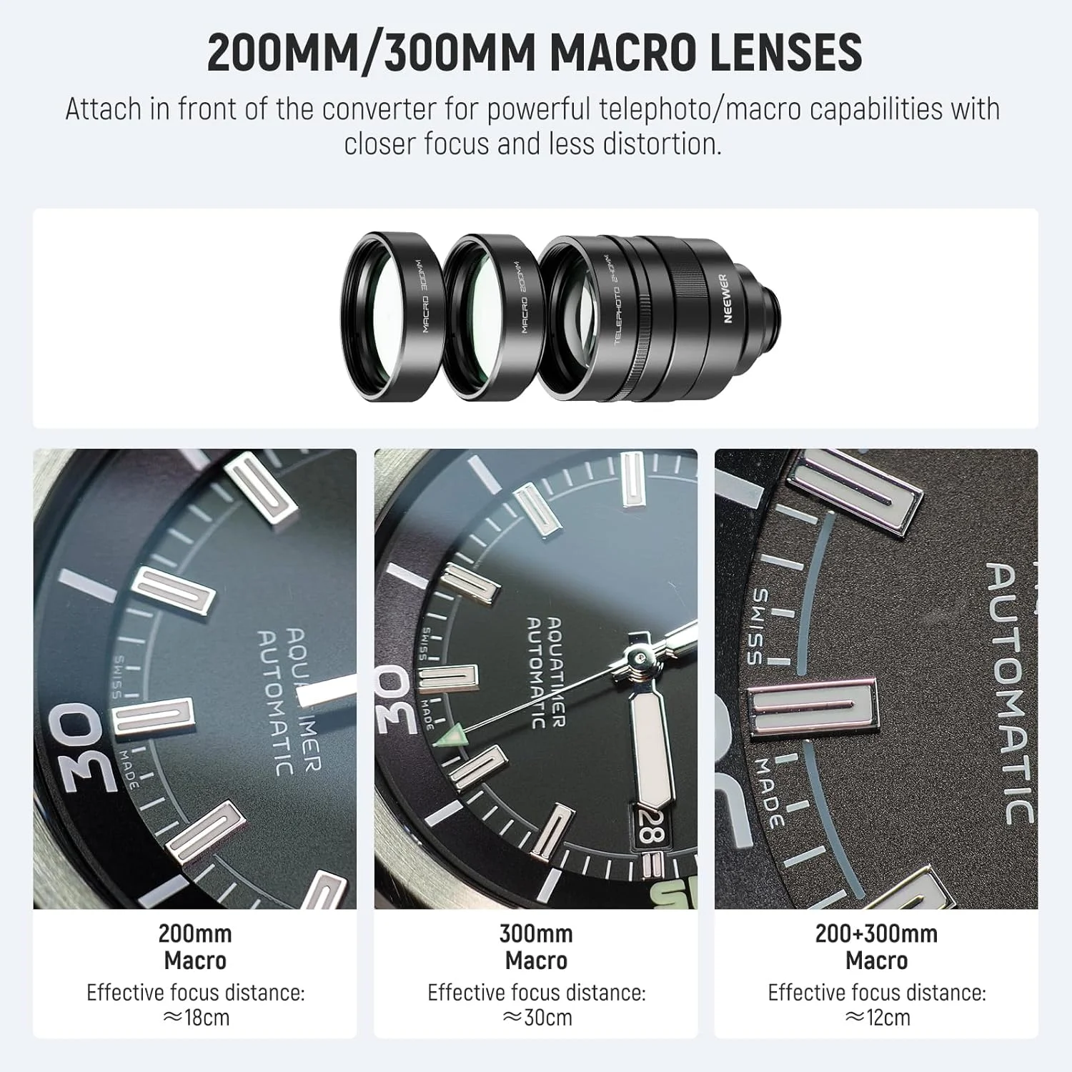 مبدل 2x NEEWER با لنزهای ماکرو 200 میلیمتری و 300 میلیمتری برای لنز تله فوتو دوربین گوشی، 7 المان در 5 گروه، رزوه 17 میلیمتری سازگار با قفس/قاب گوشی آیفون، اندروید، سامسونگ، شیائومی، LS-79 مبدل 2x NEEWER با لنزهای ماکرو 200 میلیمتری و 300 میلیمتری برای لنز تله فوتو دوربین گوشی، 7 المان در 5 گروه، رزوه 17 میلیمتری سازگار با قفس/قاب گوشی آیفون، اندروید، سامسونگ، شیائومی، LS-79