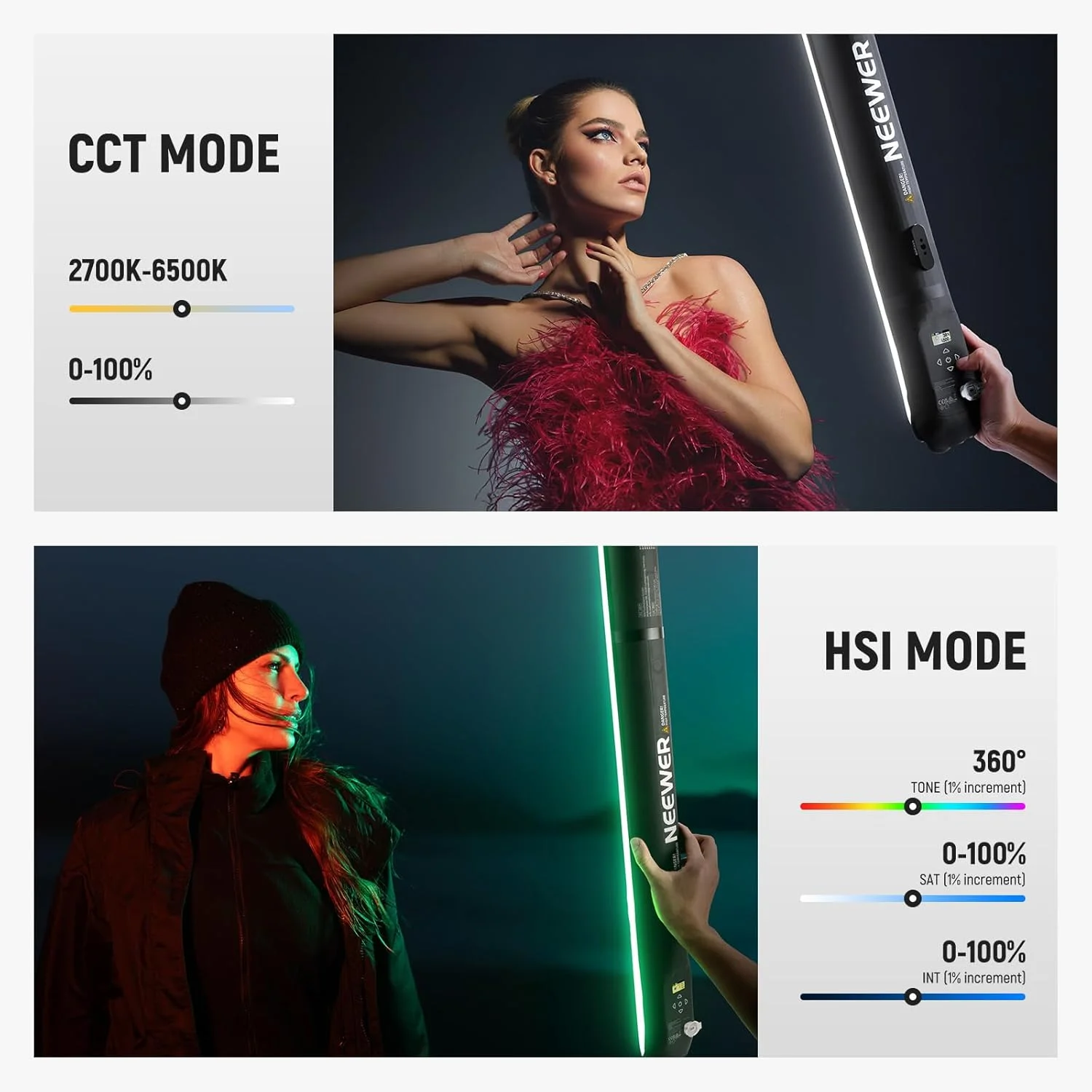 میله نور RGB دستی 30 واتی NEEWER Basics، طول 90 سانتی متر، نور ویدیویی TPU بادی قابل حمل، 3000 لوکس 2700-6500K CRI95 5000mAh Type C 45W روشن/30W خاموش برای عکاسی استودیویی و ضبط ویدیو میله نور RGB دستی 30 واتی NEEWER Basics، طول 90 سانتی متر، نور ویدیویی TPU بادی قابل حمل، 3000 لوکس 2700-6500K CRI95 5000mAh Type C 45W روشن/30W خاموش برای عکاسی استودیویی و ضبط ویدیو