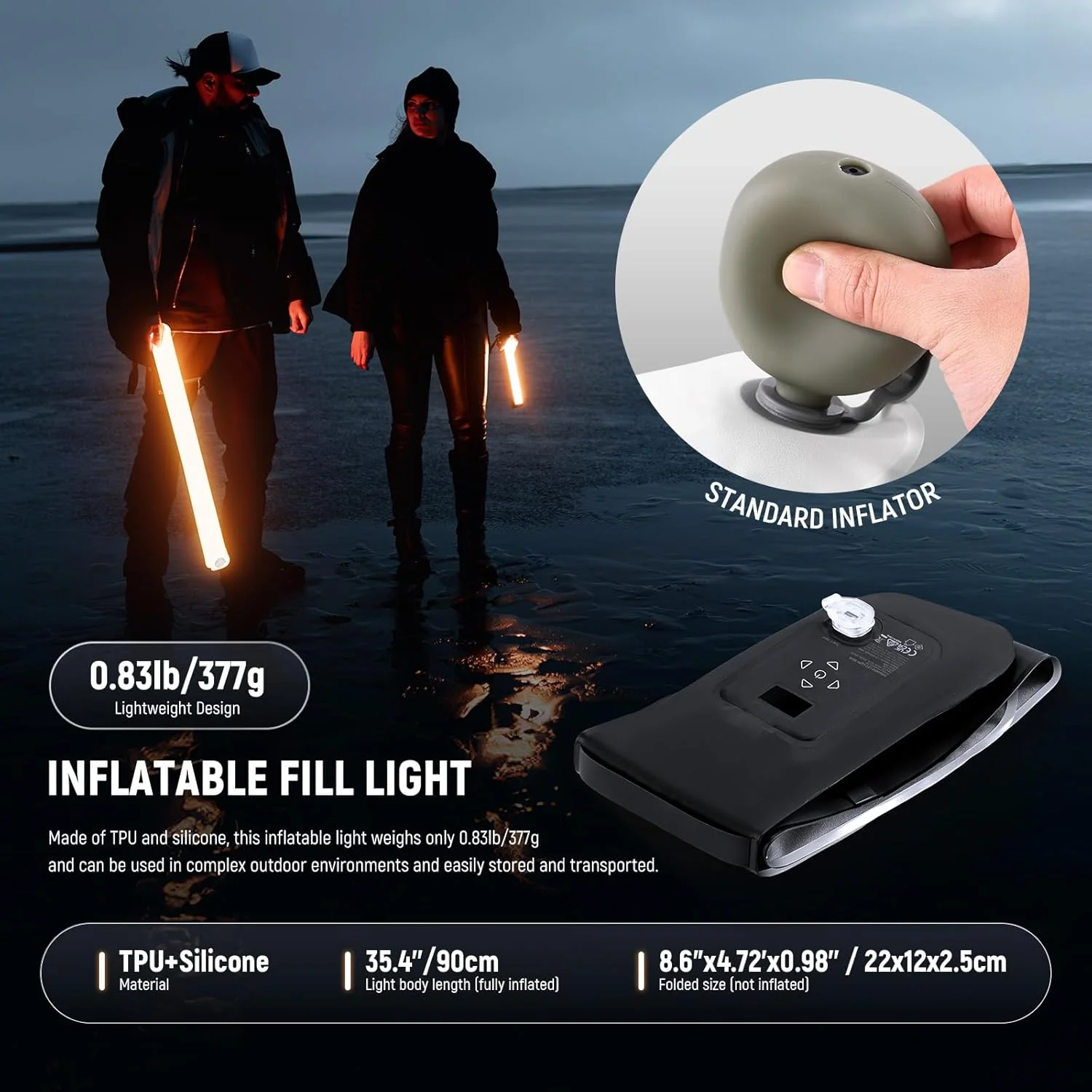 میله نور RGB دستی 30 واتی NEEWER Basics، طول 90 سانتی متر، نور ویدیویی TPU بادی قابل حمل، 3000 لوکس 2700-6500K CRI95 5000mAh Type C 45W روشن/30W خاموش برای عکاسی استودیویی و ضبط ویدیو میله نور RGB دستی 30 واتی NEEWER Basics، طول 90 سانتی متر، نور ویدیویی TPU بادی قابل حمل، 3000 لوکس 2700-6500K CRI95 5000mAh Type C 45W روشن/30W خاموش برای عکاسی استودیویی و ضبط ویدیو