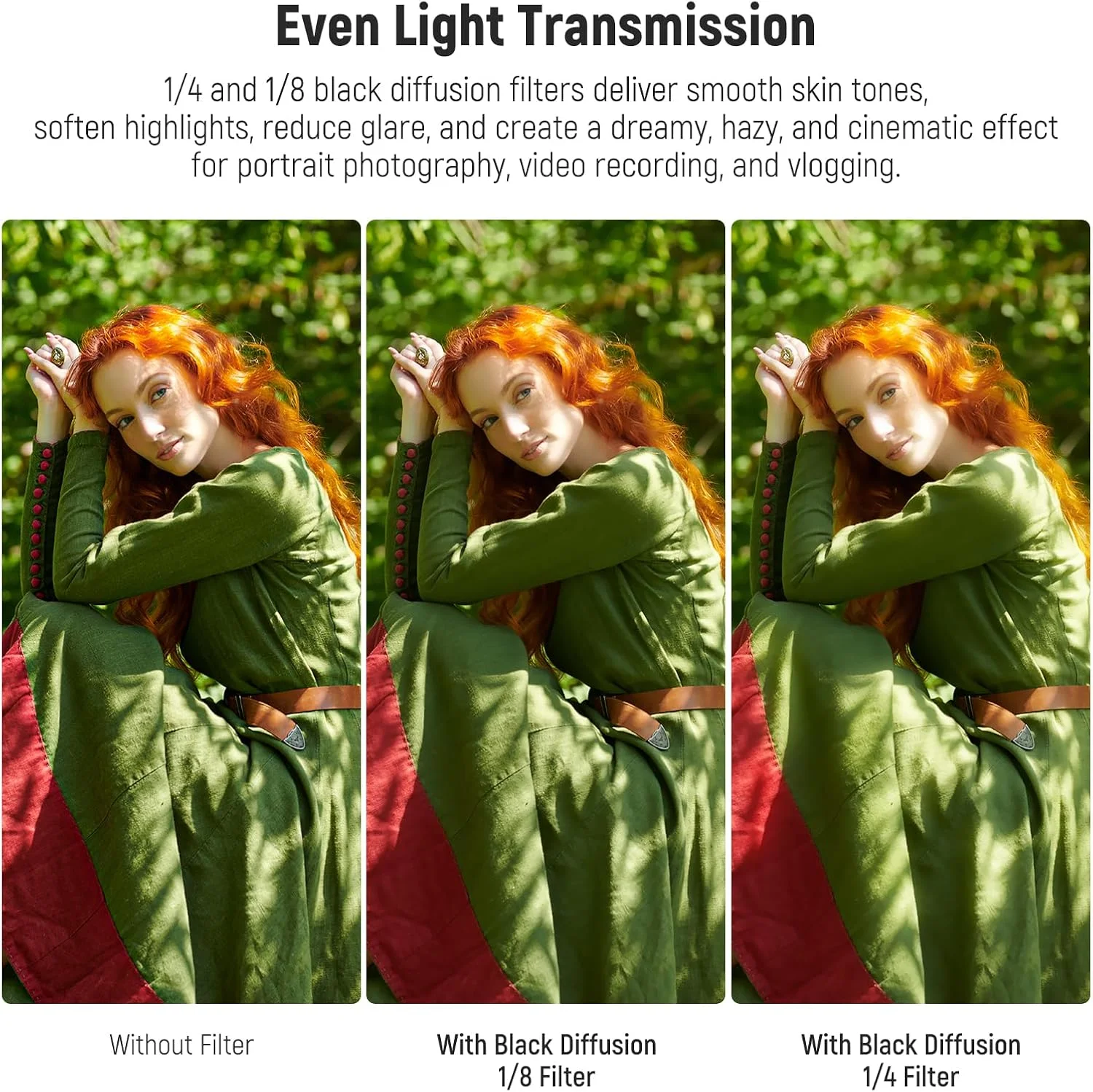 مجموعه دو عددی فیلتر لنز دوربین با پخش کننده سیاه NEEWER 55mm 1/4 و 1/8، فیلتر جلوه سینمایی مه سیاه شیشه چند لایه با جعبه نگهداری و پارچه تمیز کننده، برای عکاسی و فیلمبرداری پرتره رویایی و مه آلود مجموعه دو عددی فیلتر لنز دوربین با پخش کننده سیاه NEEWER 55mm 1/4 و 1/8، فیلتر جلوه سینمایی مه سیاه شیشه چند لایه با جعبه نگهداری و پارچه تمیز کننده، برای عکاسی و فیلمبرداری پرتره رویایی و مه آلود