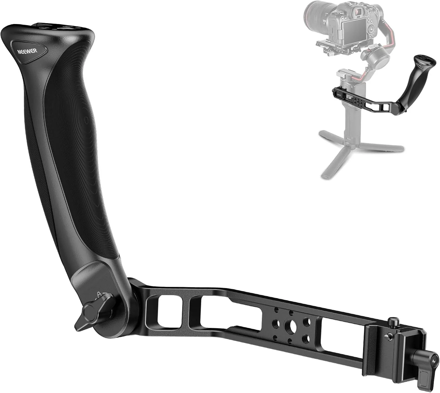 نگهدارنده اسلینگ گیمبال قابل تنظیم نیور BASIC سازگار با DJI Ronin RS4 Mini RS4 RS4 Pro RS3 Mini RS 3 Pro RS 2 RSC 2، دسته ارگونومیک برای زوایای پایین، لوازم جانبی توسعه، CA143