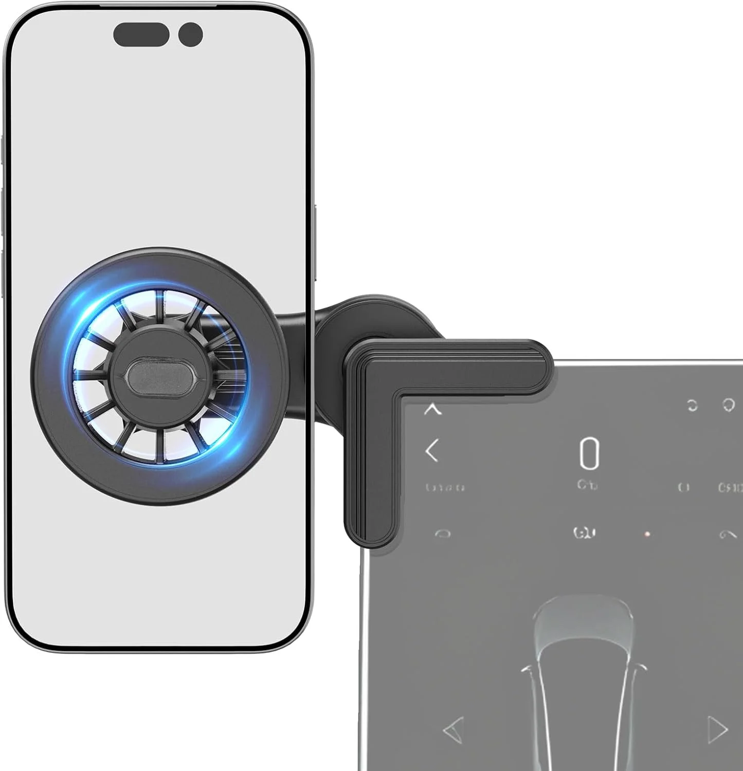 پایه نگهدارنده مغناطیسی گوشی موبایل نیوور، سازگار با تسلا مدل 3 / Y، سازگار با آیفون، سامسونگ، هواوی، اندروید برای ضبط ویدیو، YW-145A