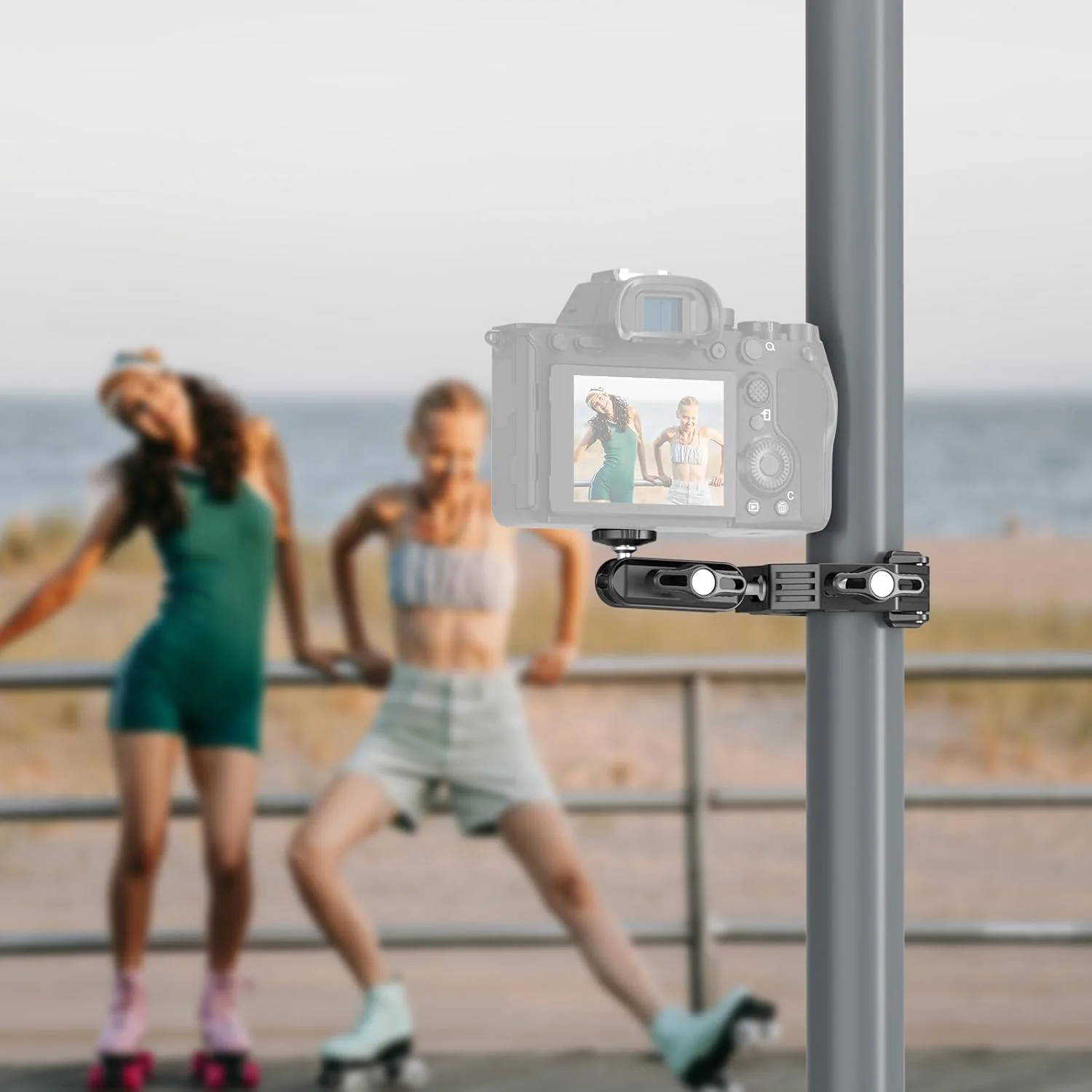 نگهدارنده دوربین بازویی جادویی NEEWER با هولدر موبایل، آداپتور دوربین اکشن، سر توپی، رزوه های 1/4 اینچی، کفشک سرد و پارچه تمیز کننده، سازگار با SmallRig GoPro برای سه پایه رومیزی، میله متقاطع و گیمبال، ST83 نگهدارنده دوربین بازویی جادویی NEEWER با هولدر موبایل، آداپتور دوربین اکشن، سر توپی، رزوه های 1/4 اینچی، کفشک سرد و پارچه تمیز کننده، سازگار با SmallRig GoPro برای سه پایه رومیزی، میله متقاطع و گیمبال، ST83